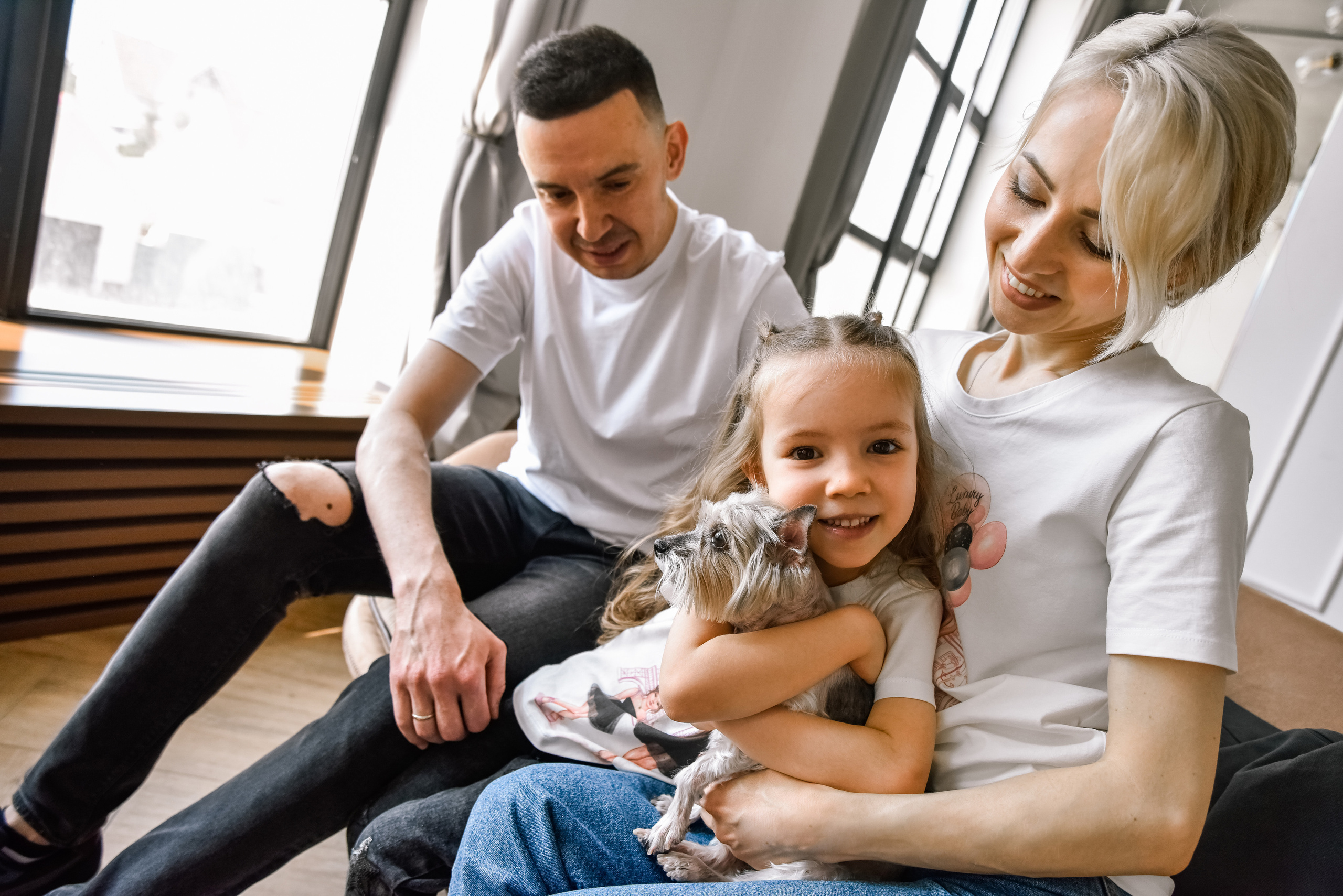 Семья Лаши и Яны