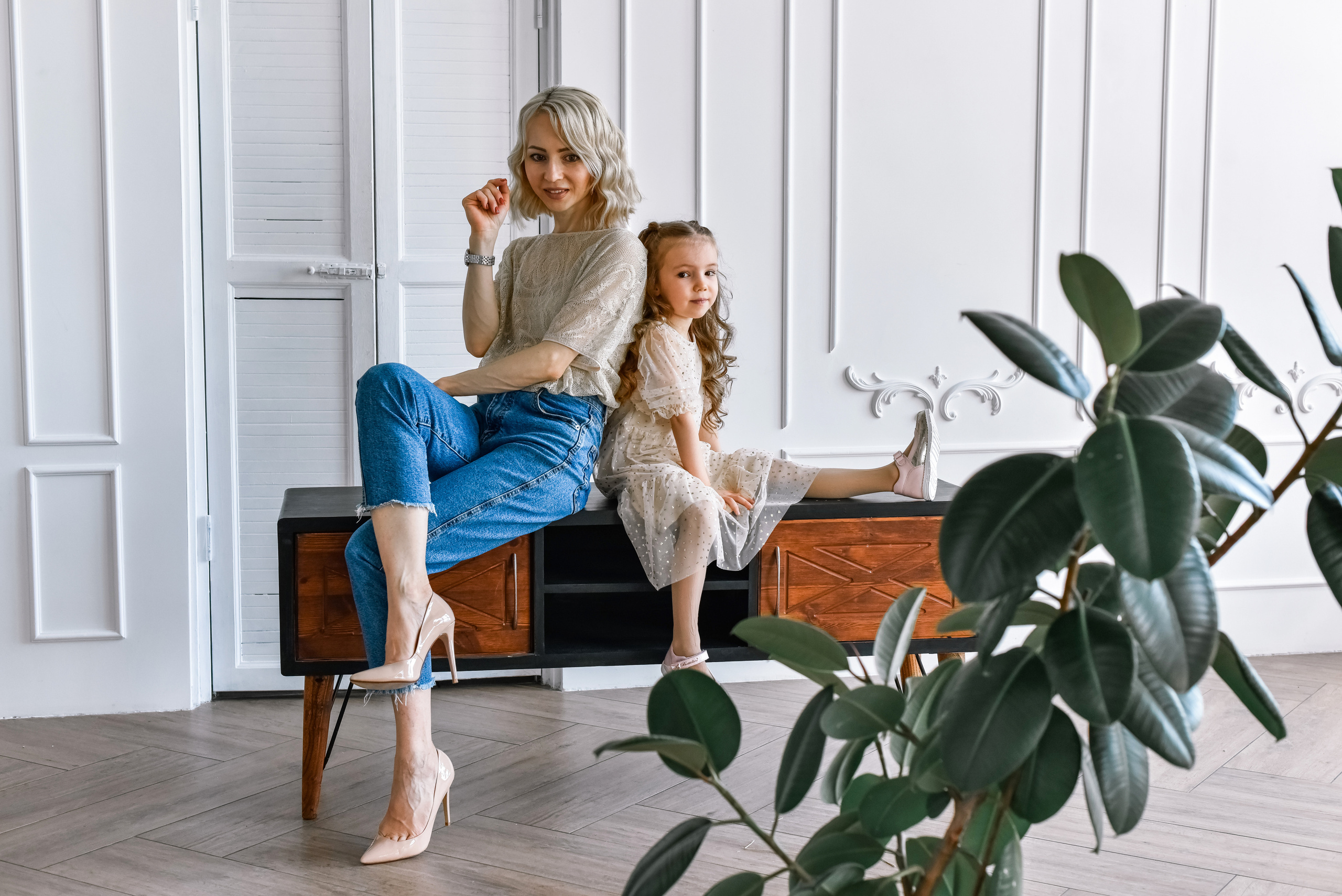 Семья Лаши и Яны