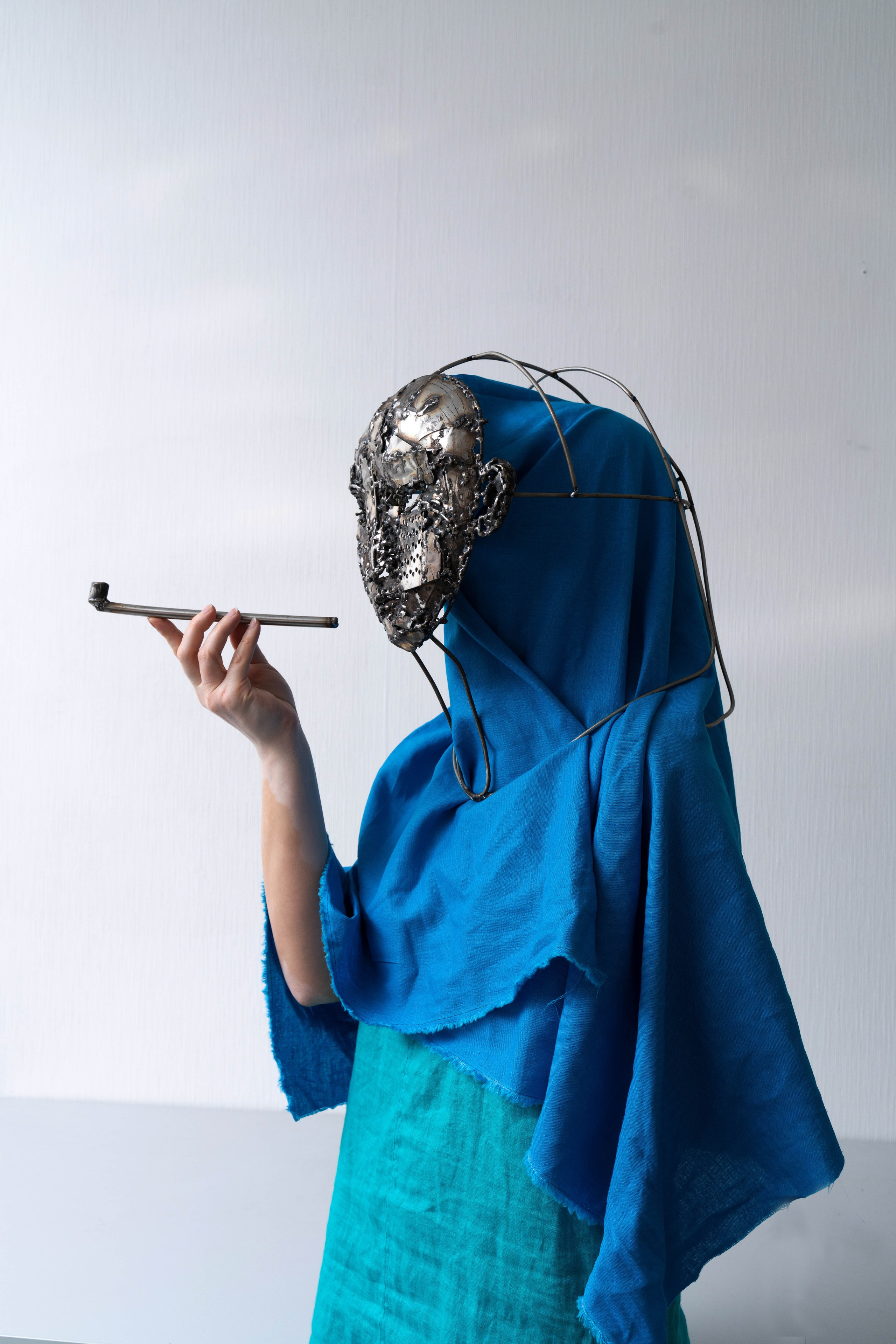 Железная маска / iron mask. Художник — скульптор Антонина Фатхуллина