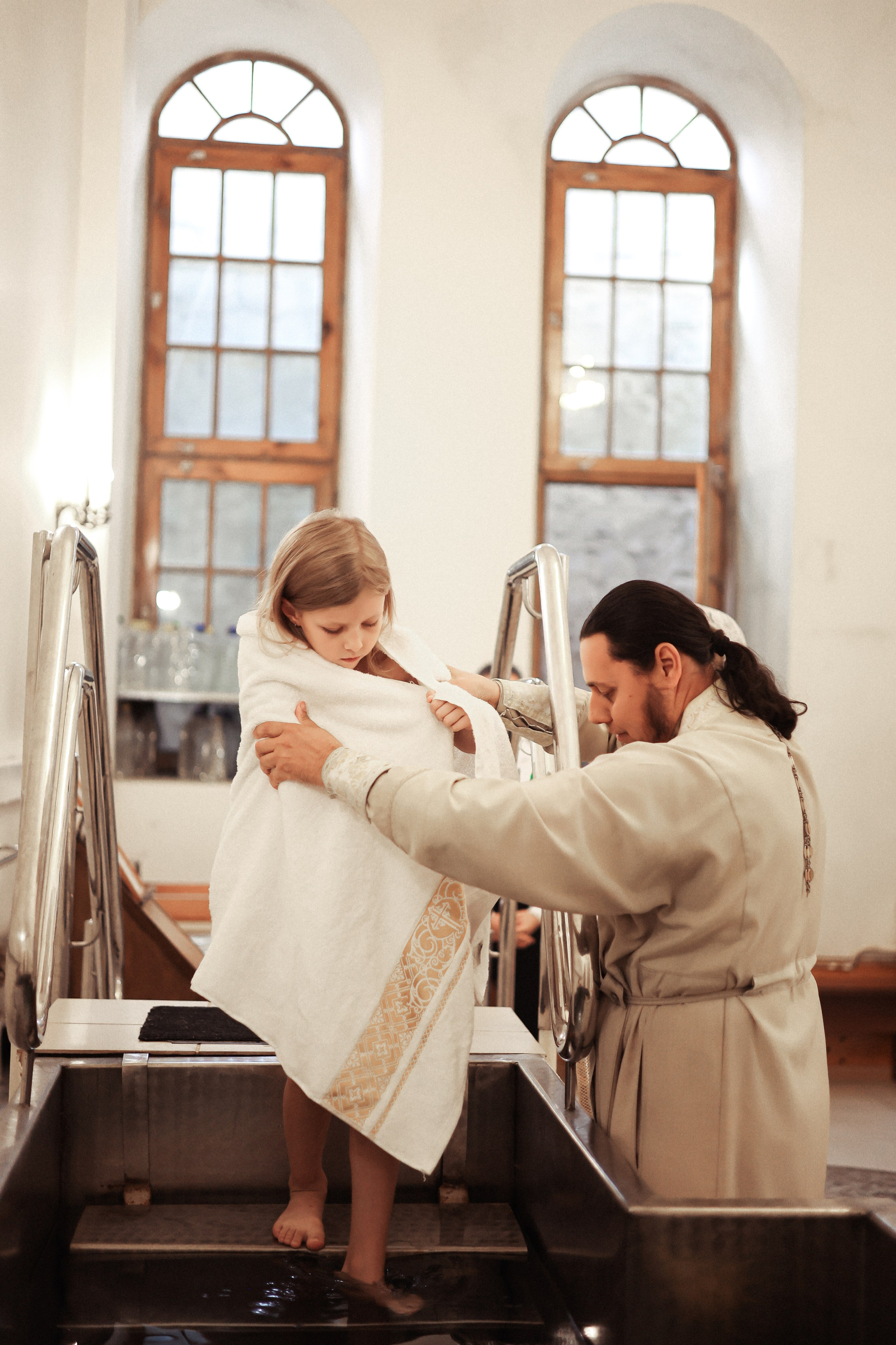 Крещение. Фотограф Елизавета Наумова