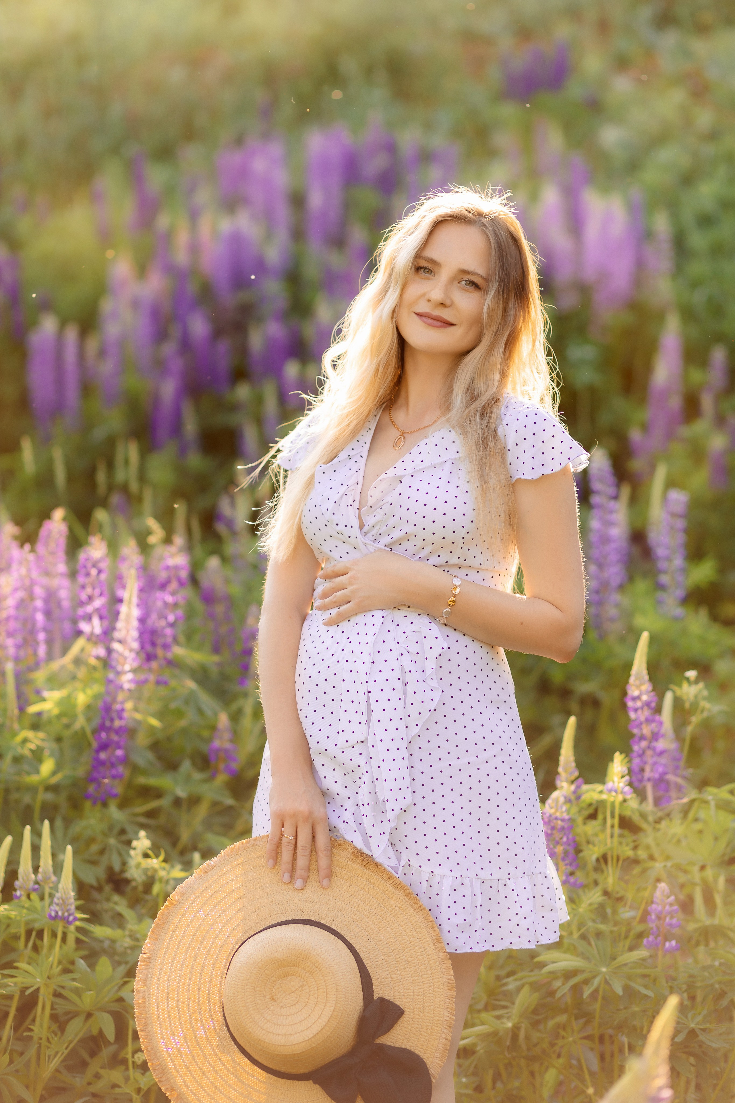 Фотосессия в люпинах. Зотова Алена — семейный и женский фотограф в Зеленограде