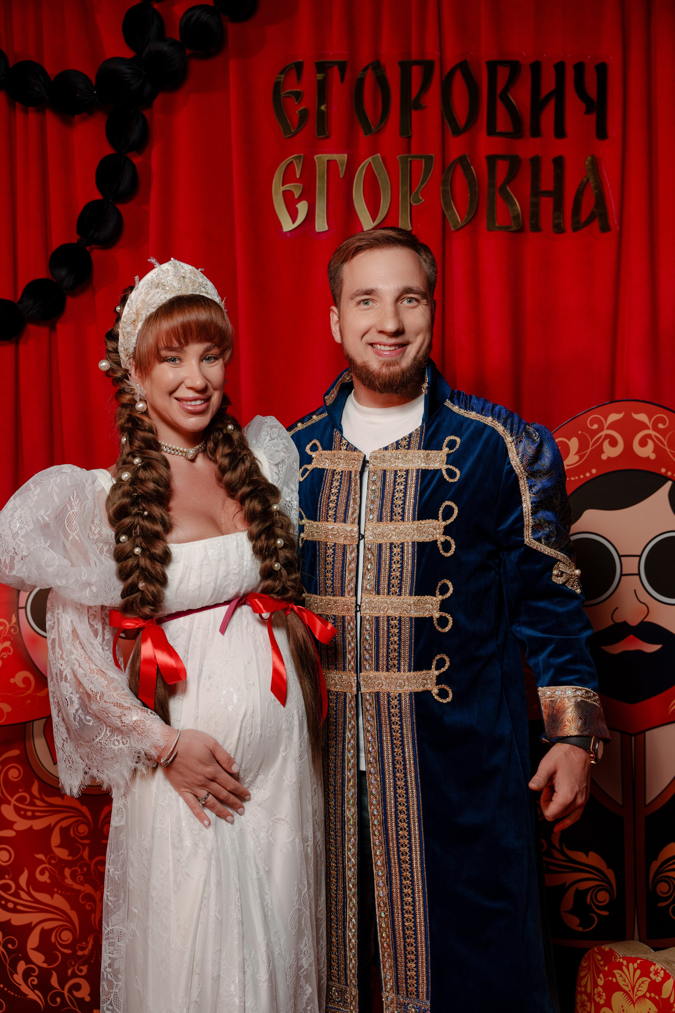 Репортажный фотограф на гендер пати в славянском стиле в Москве. Репортажный фотограф Москва Сергей Дружинин