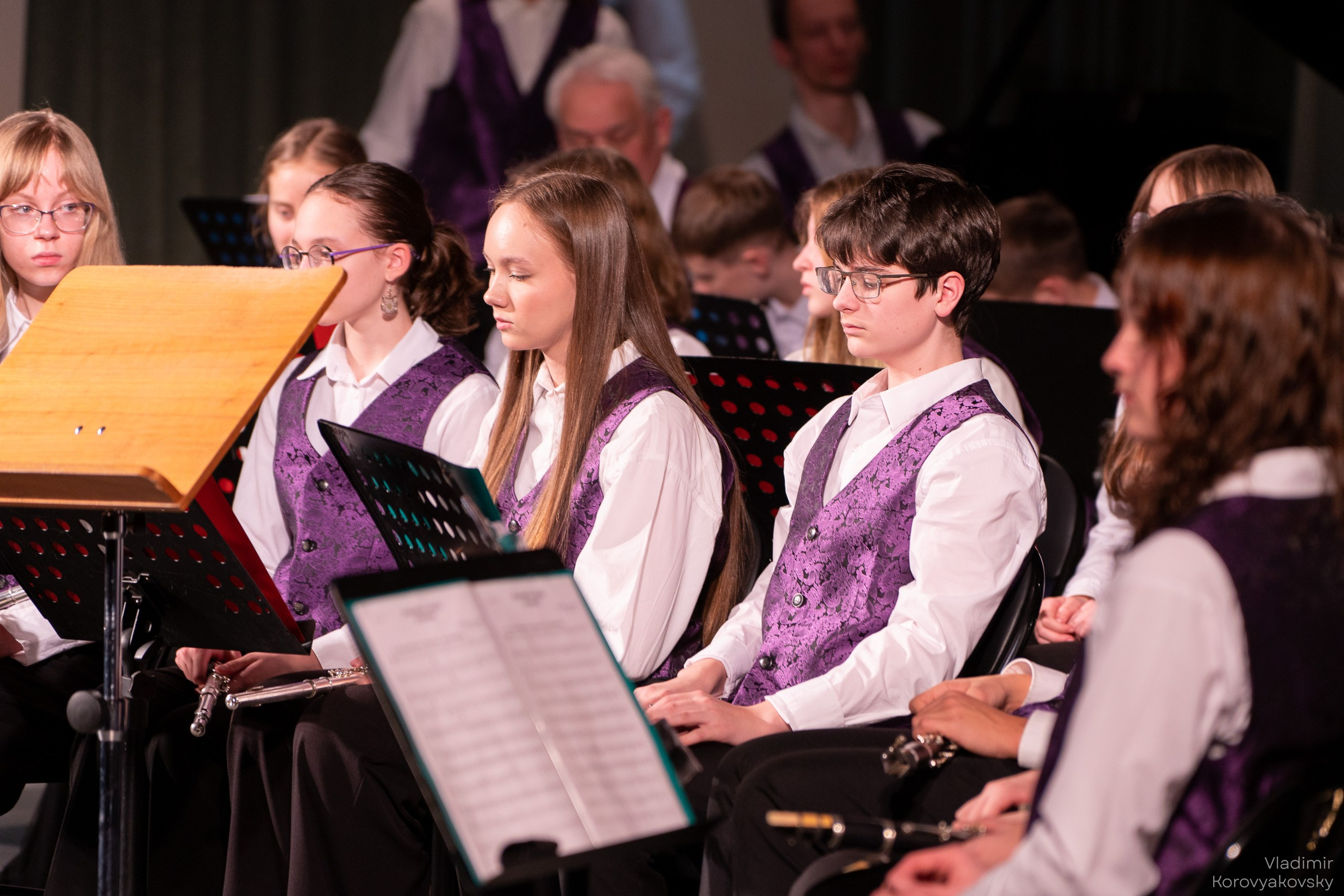 Концерт Духового оркестра ЦГИ ко Дню защитника Отечества. Фотограф Владимир Коровяковский