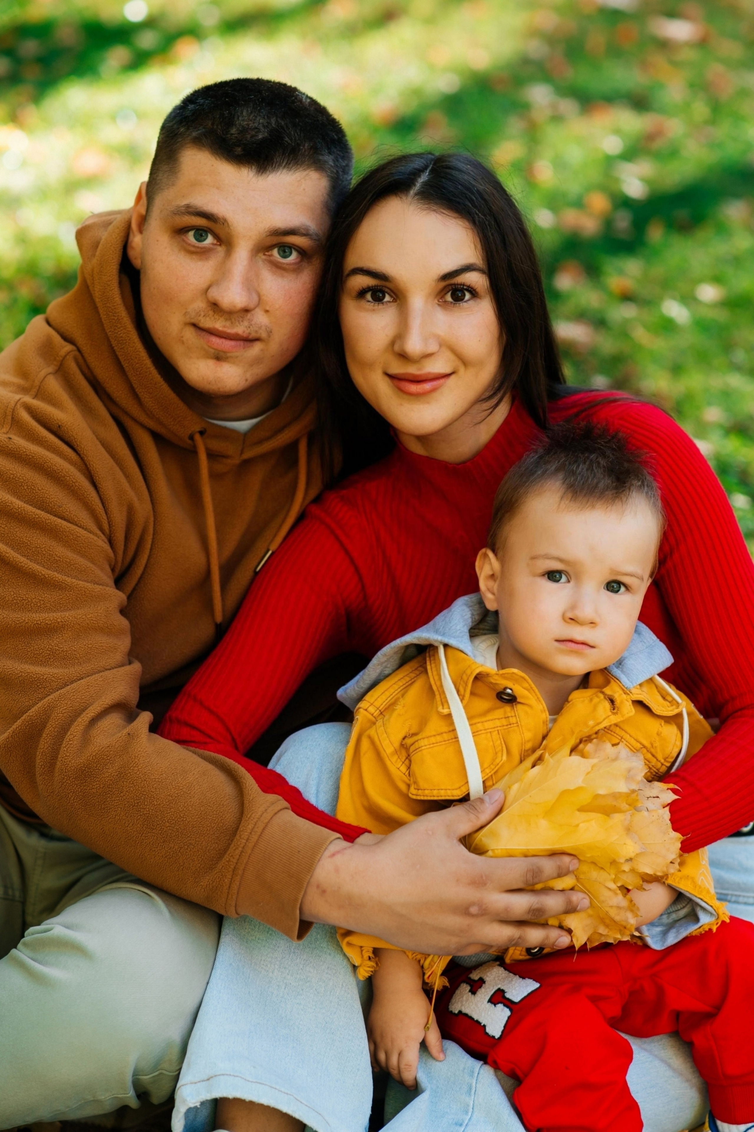 Осенью в парке. Семейный фотограф в Оренбурге Анна Рожкова