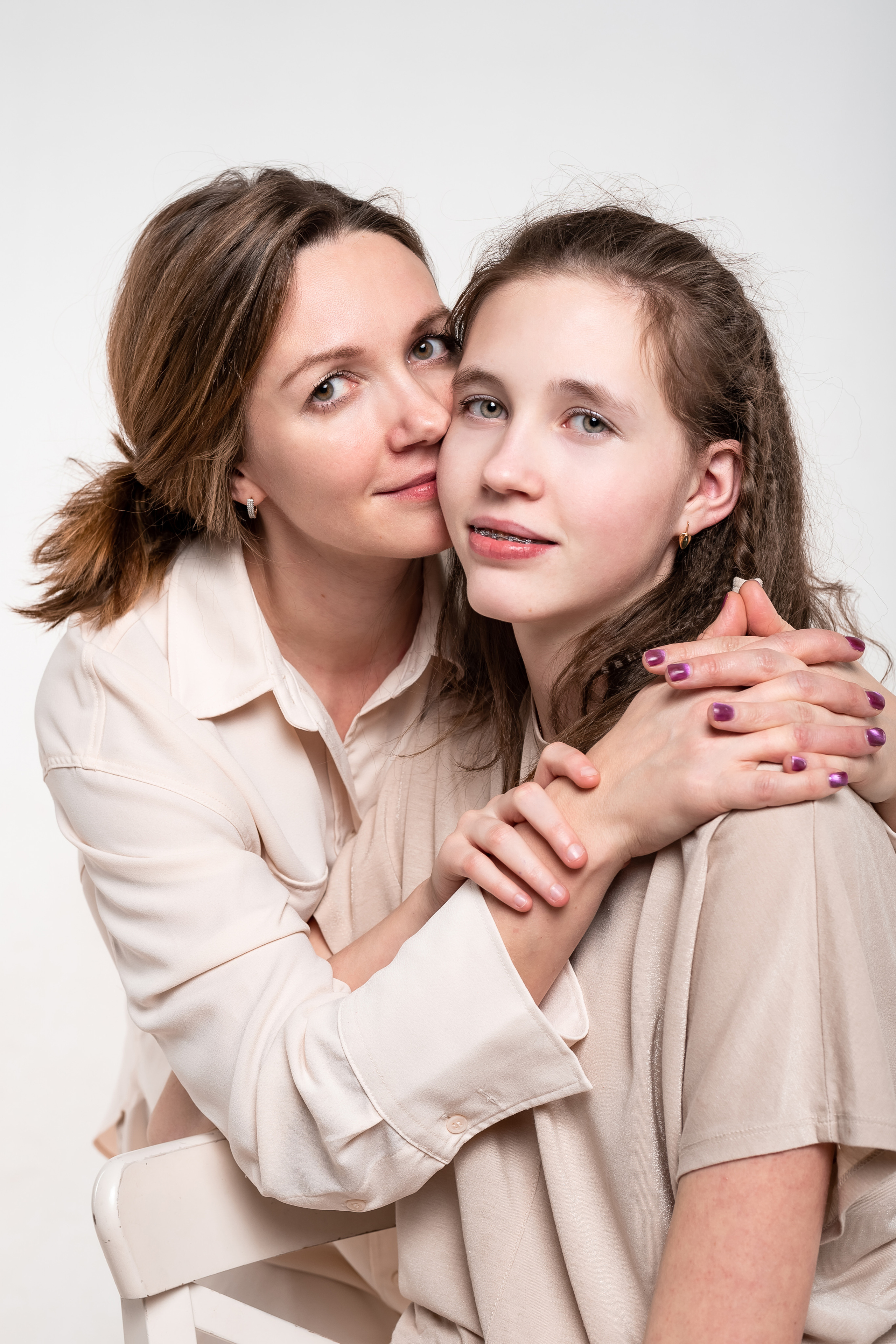 портрет мамы с дочкой