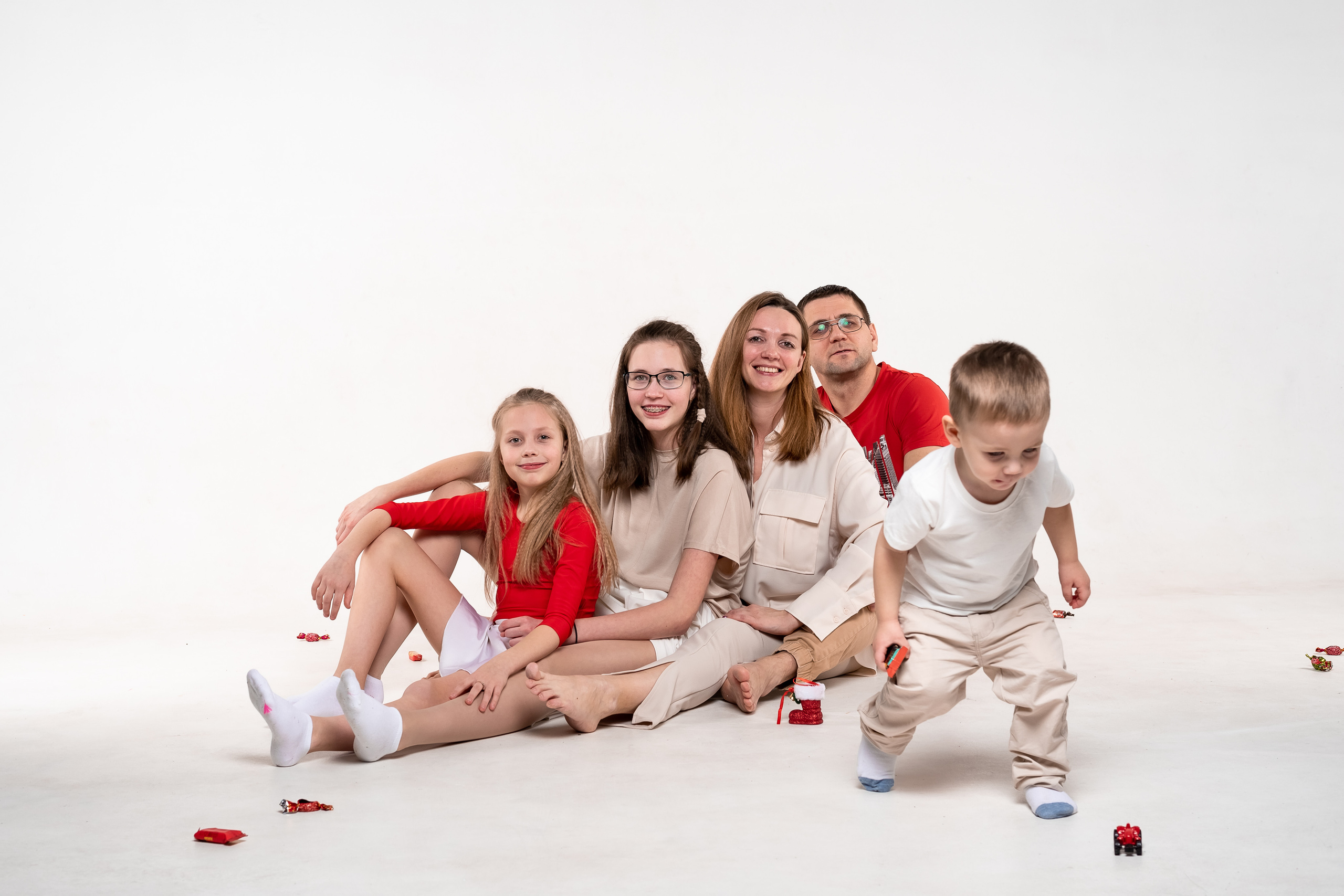 не скучная новогодняя фотосессия