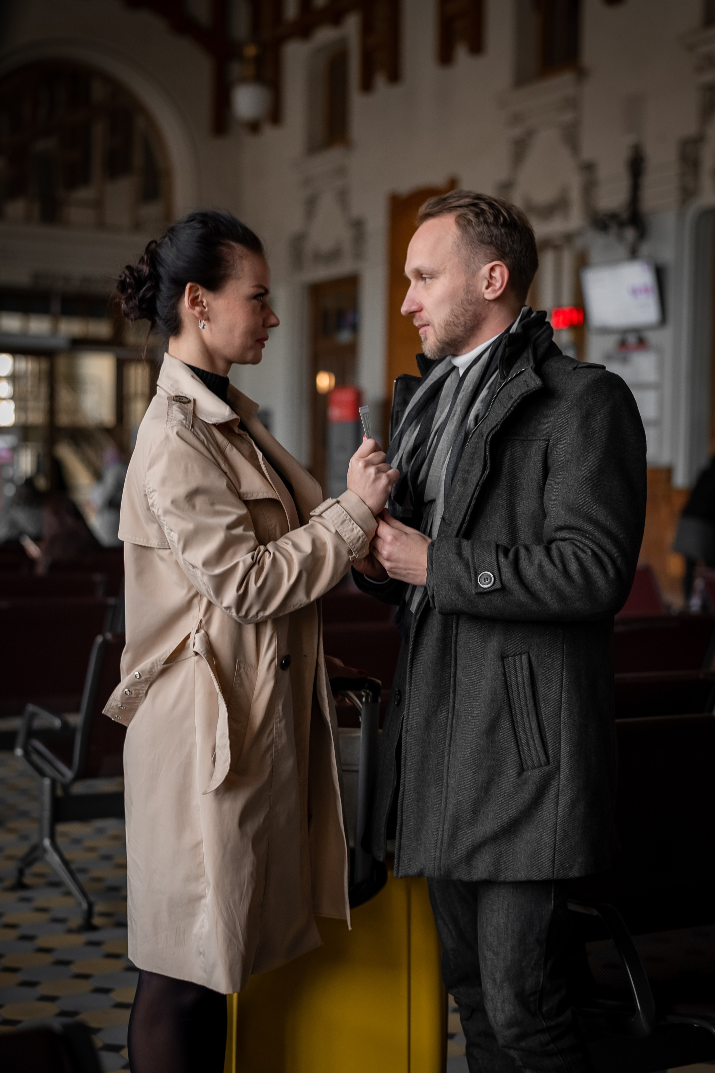 Love Story на Витебском вокзале. КОНТЕНТ |БРЕНД фотограф Санкт-Петербург — Жанна Олтаржевская