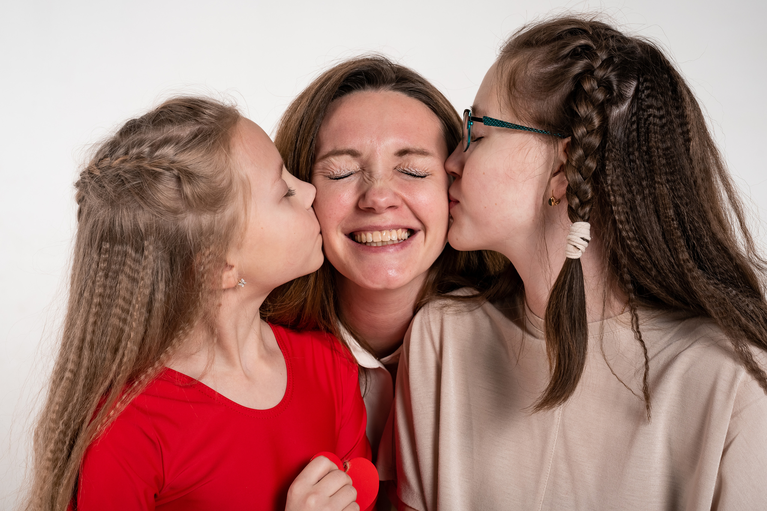 фотосессия мама с дочками