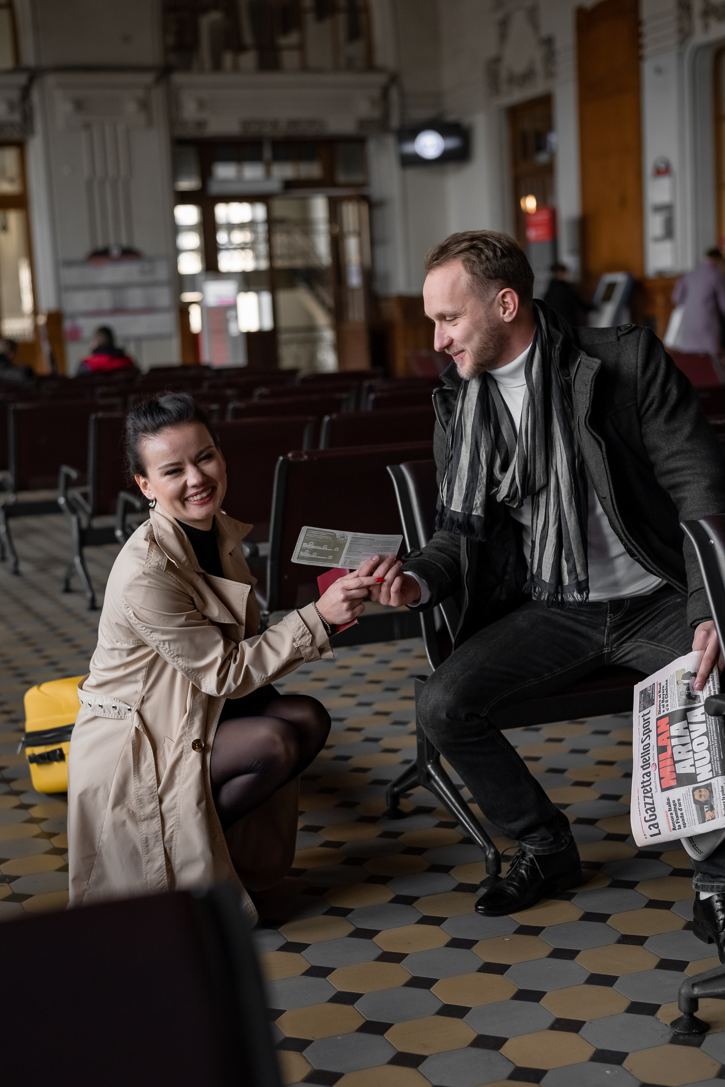 Love Story на Витебском вокзале. КОНТЕНТ |БРЕНД фотограф Санкт-Петербург — Жанна Олтаржевская