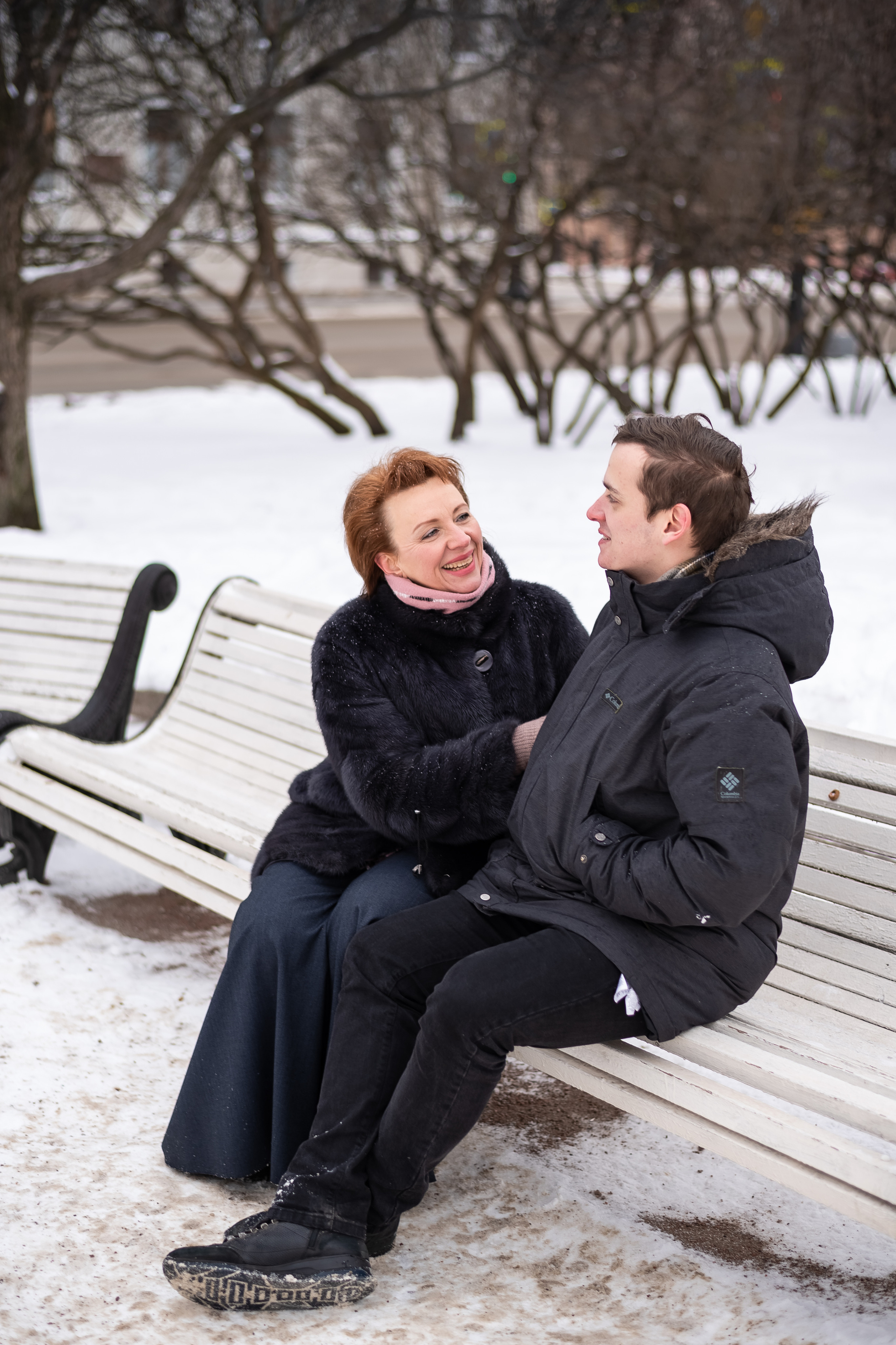 Прогулка около Синего моста и Исаакиевского собора зимой. КОНТЕНТ | БРЕНД фотограф Санкт-Петербург — Жанна Олтаржевская