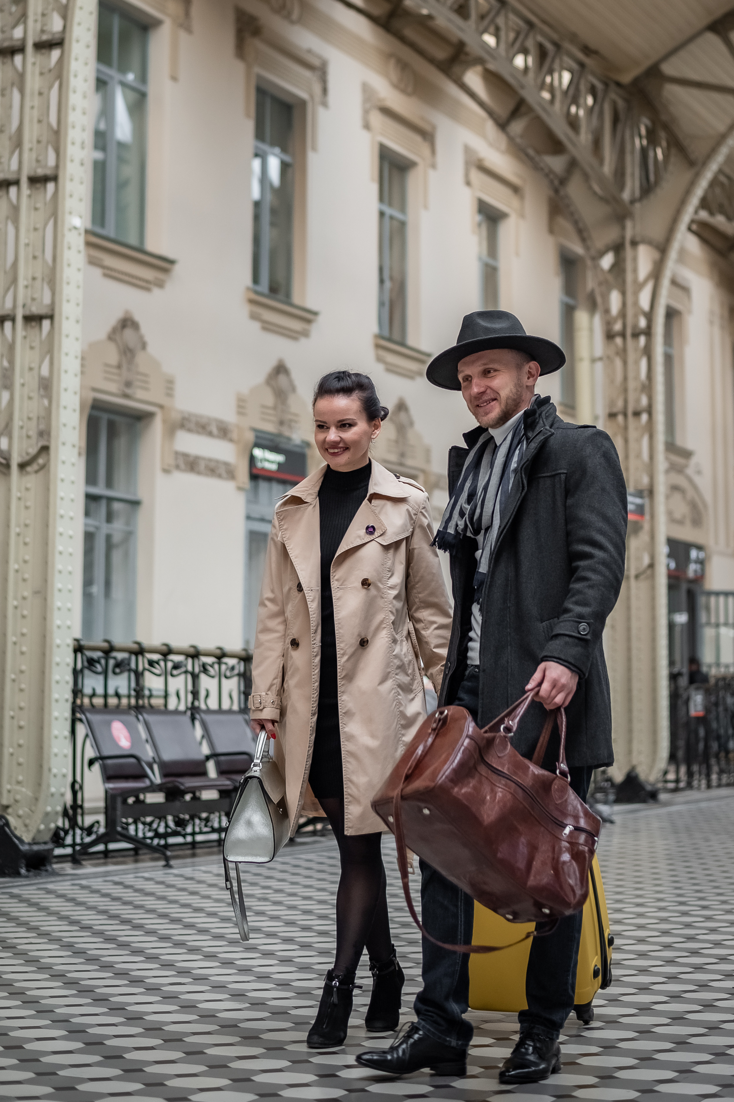 Love Story на Витебском вокзале. КОНТЕНТ |БРЕНД фотограф Санкт-Петербург — Жанна Олтаржевская