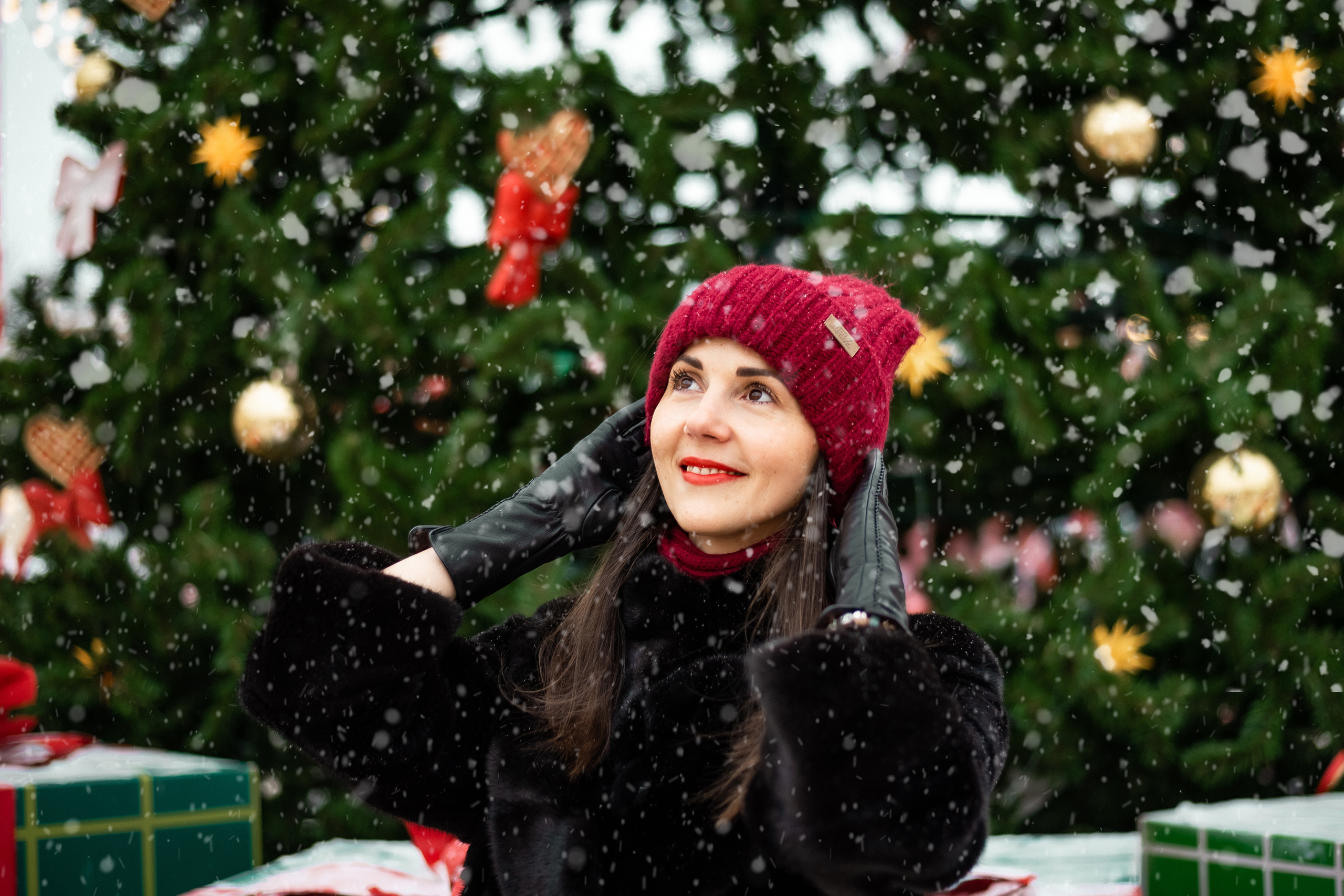 Фотосъемка на Манежной площади. Экспресс фотосессия зимой. КОНТЕНТ | БРЕНД фотограф Санкт-Петербург — Жанна Олтаржевская