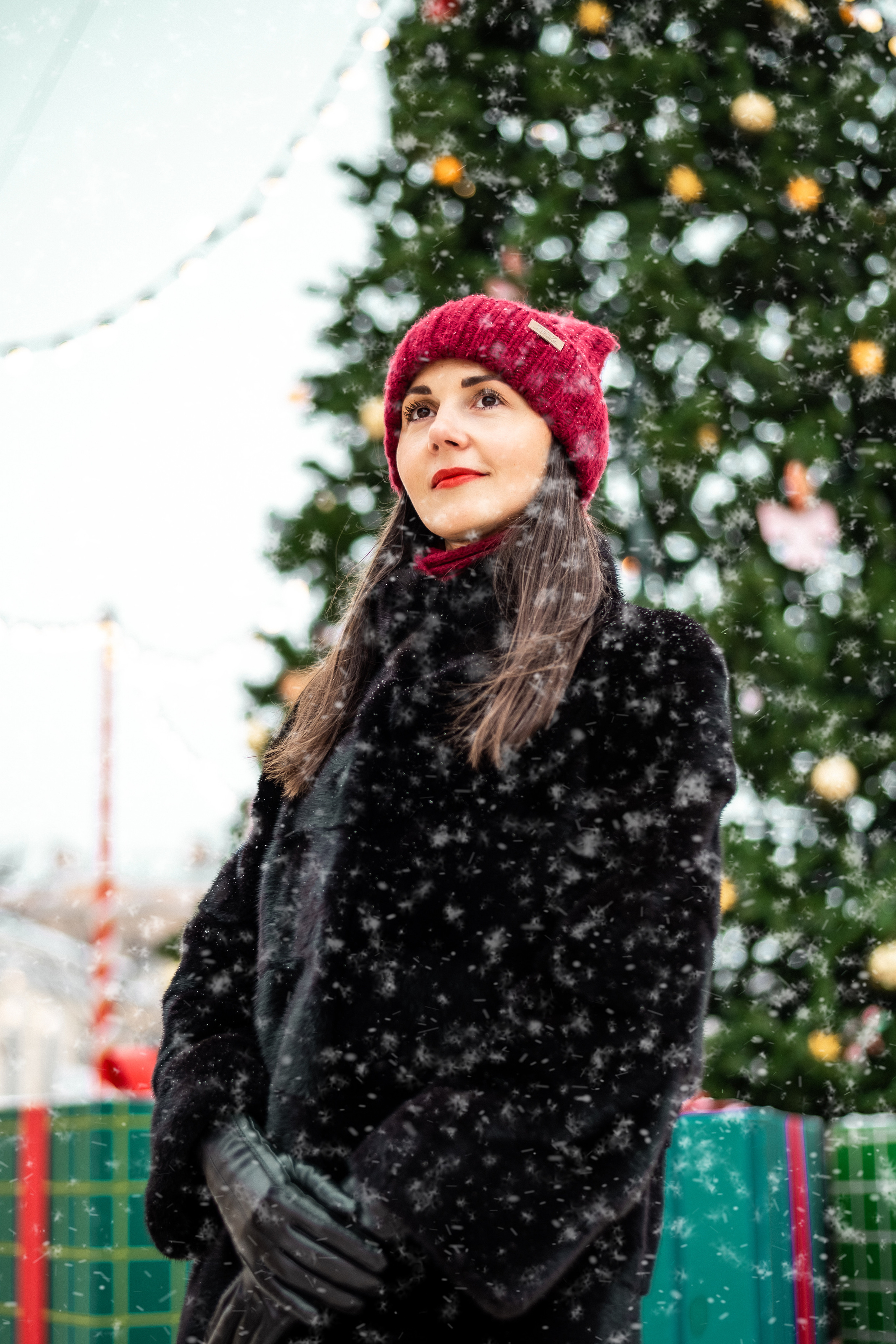 Фотосъемка на Манежной площади. Экспресс фотосессия зимой. КОНТЕНТ | БРЕНД фотограф Санкт-Петербург — Жанна Олтаржевская