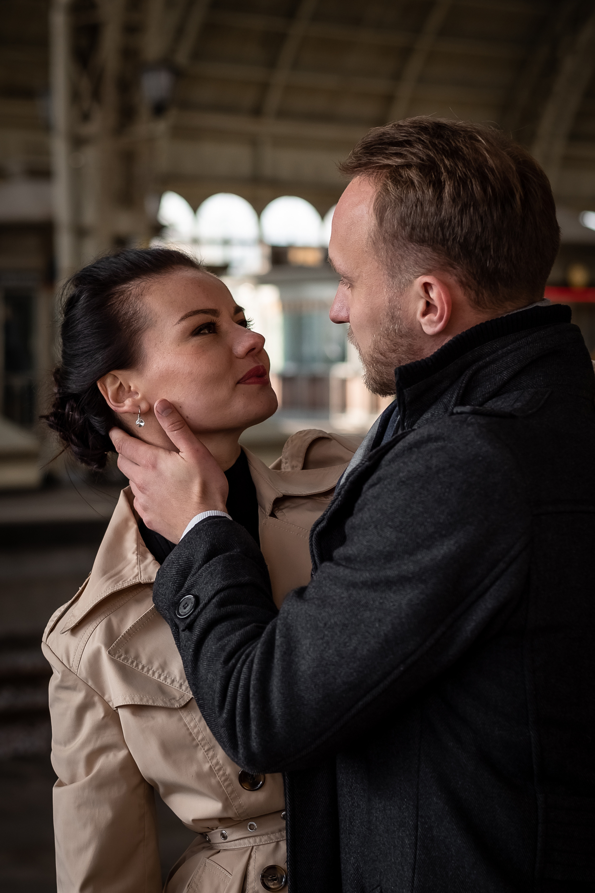 Love Story на Витебском вокзале. КОНТЕНТ |БРЕНД фотограф Санкт-Петербург — Жанна Олтаржевская