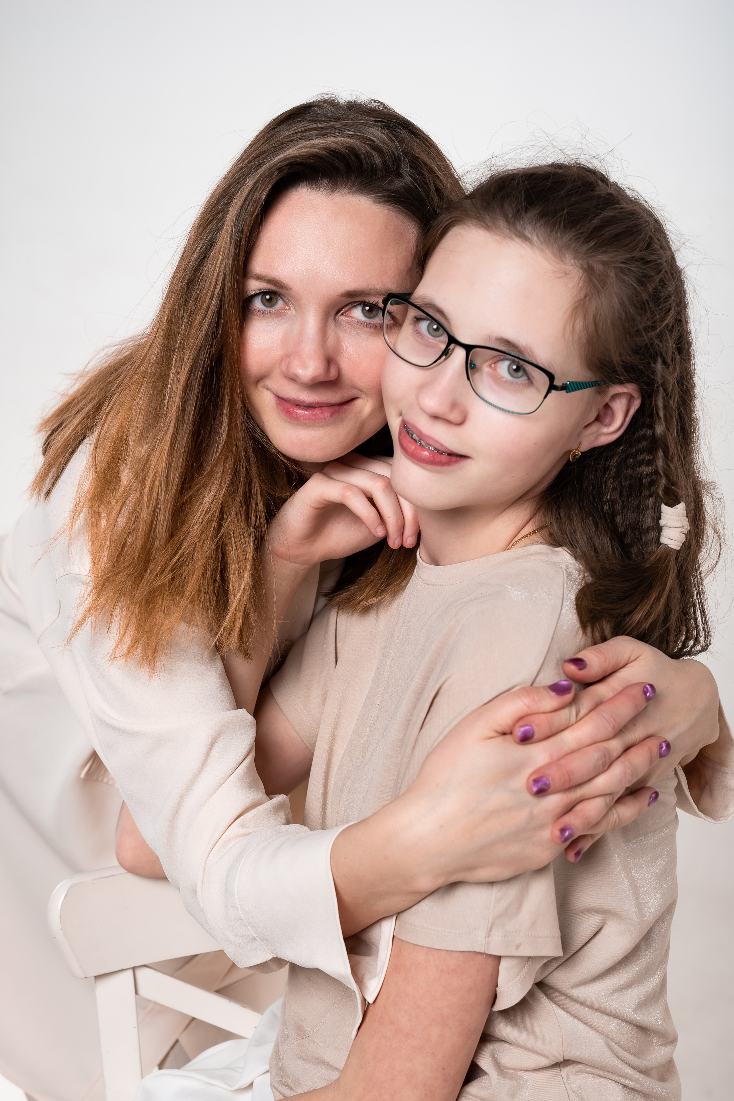 портрет мамы с дочкой