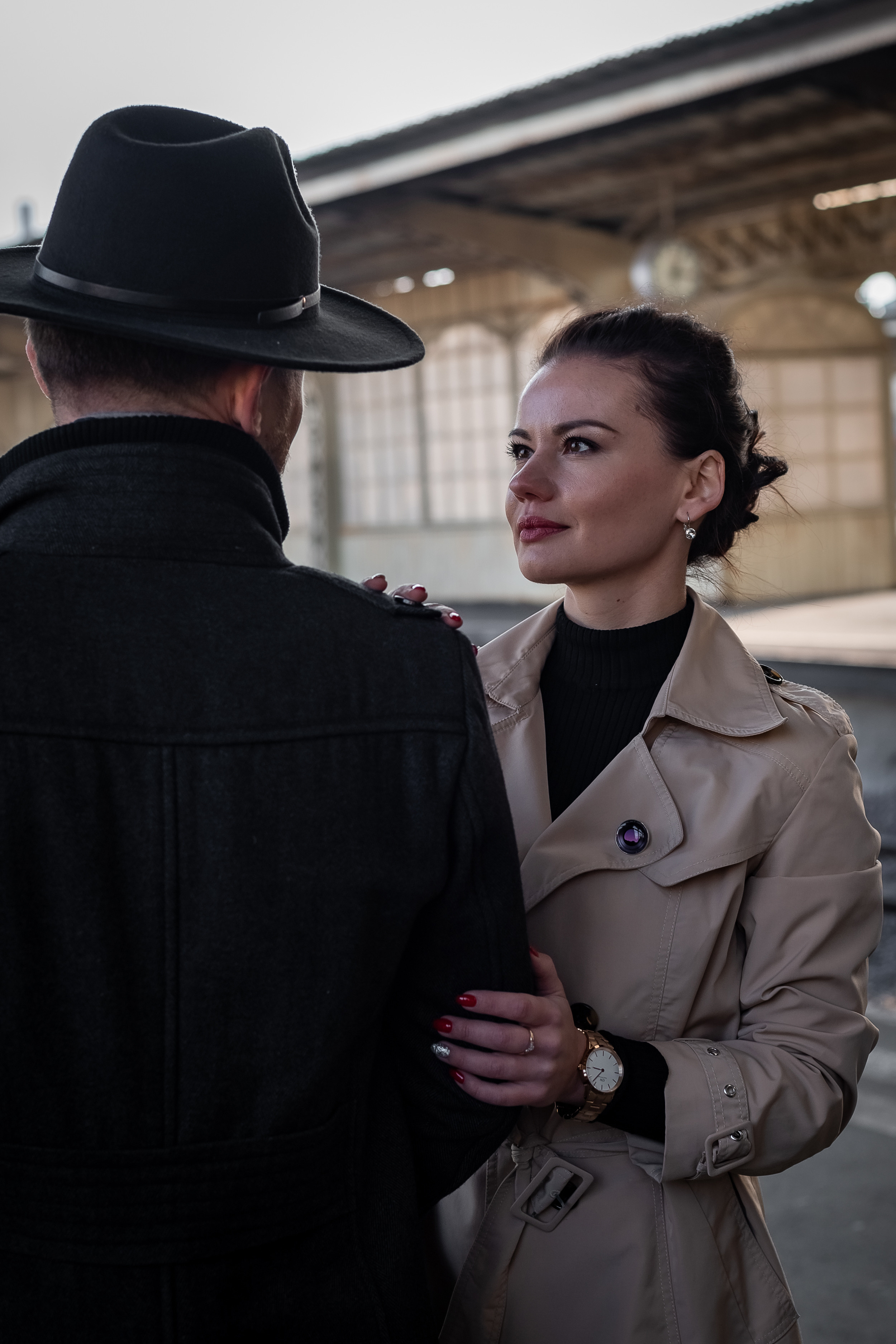 Love Story на Витебском вокзале. КОНТЕНТ |БРЕНД фотограф Санкт-Петербург — Жанна Олтаржевская