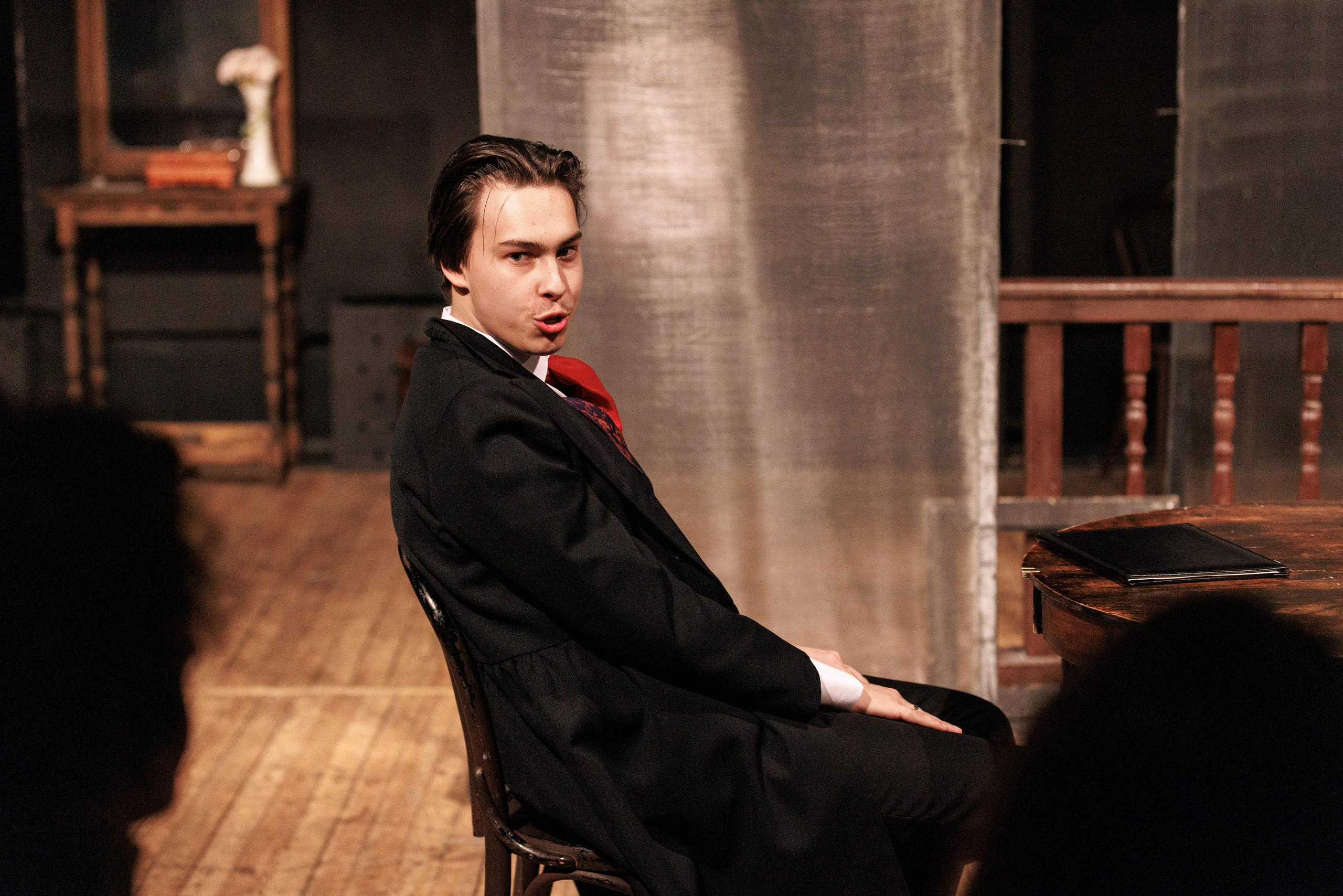 "Бесы. Репетиция". Спектакль студентов Щепкинского училища. Спортивный фотограф Алексей Соломин