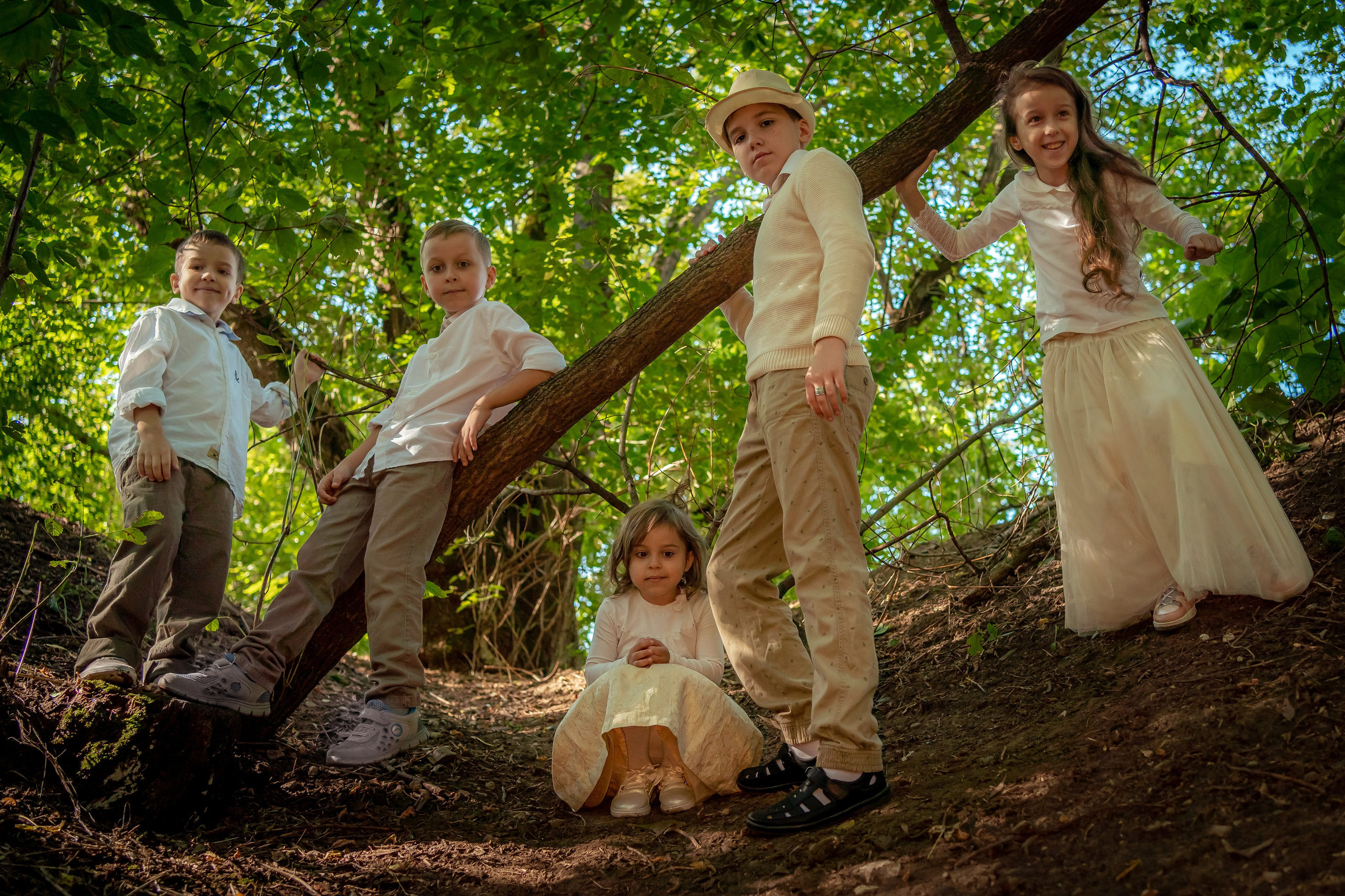 Екатерина с детьми. Семейный фотограф Варвара Сорока в городе Москве