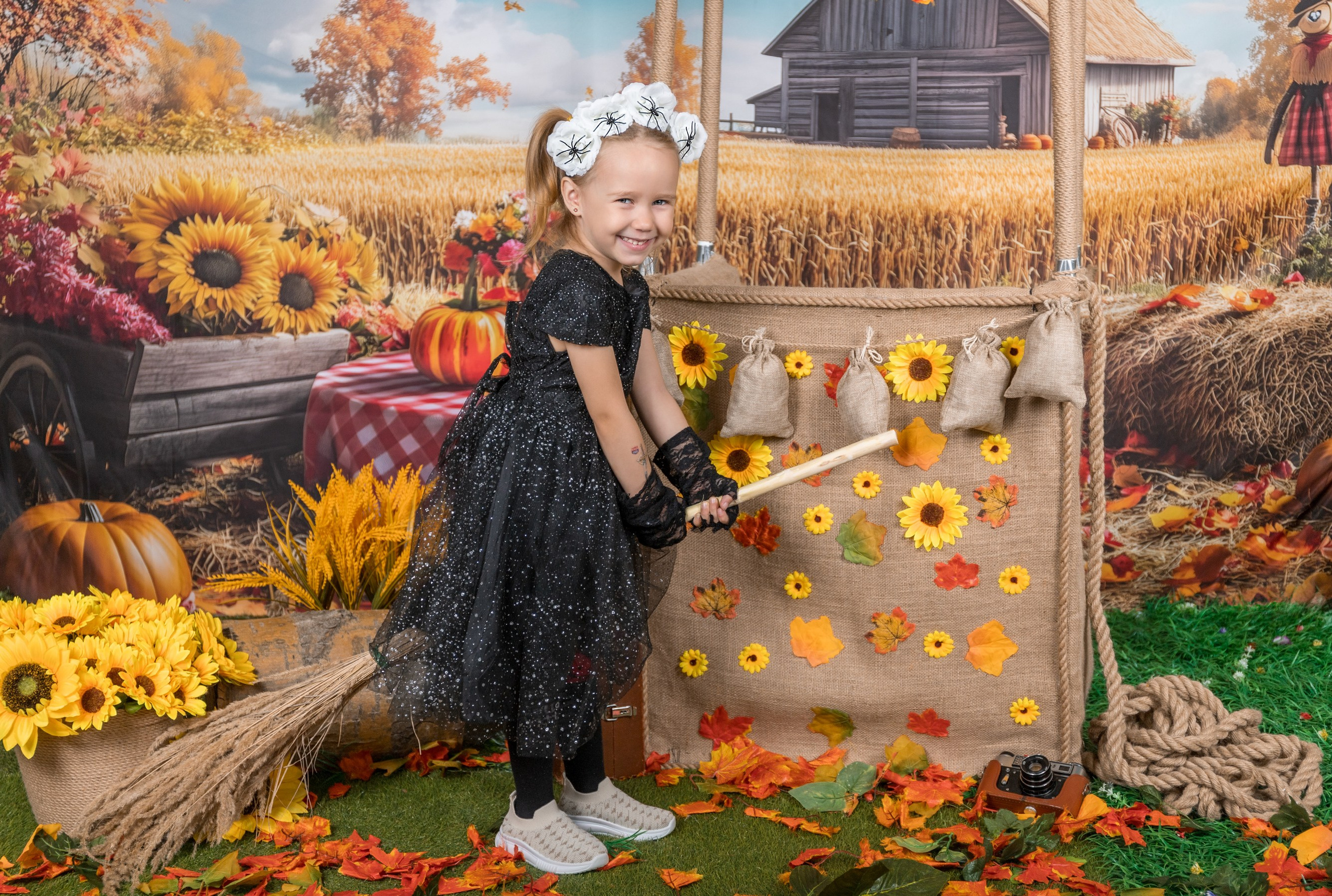 Осень, на воздушном шаре. Школьный-дошкольный фотограф в Уфе и Башкирии Вильданов Руслан
