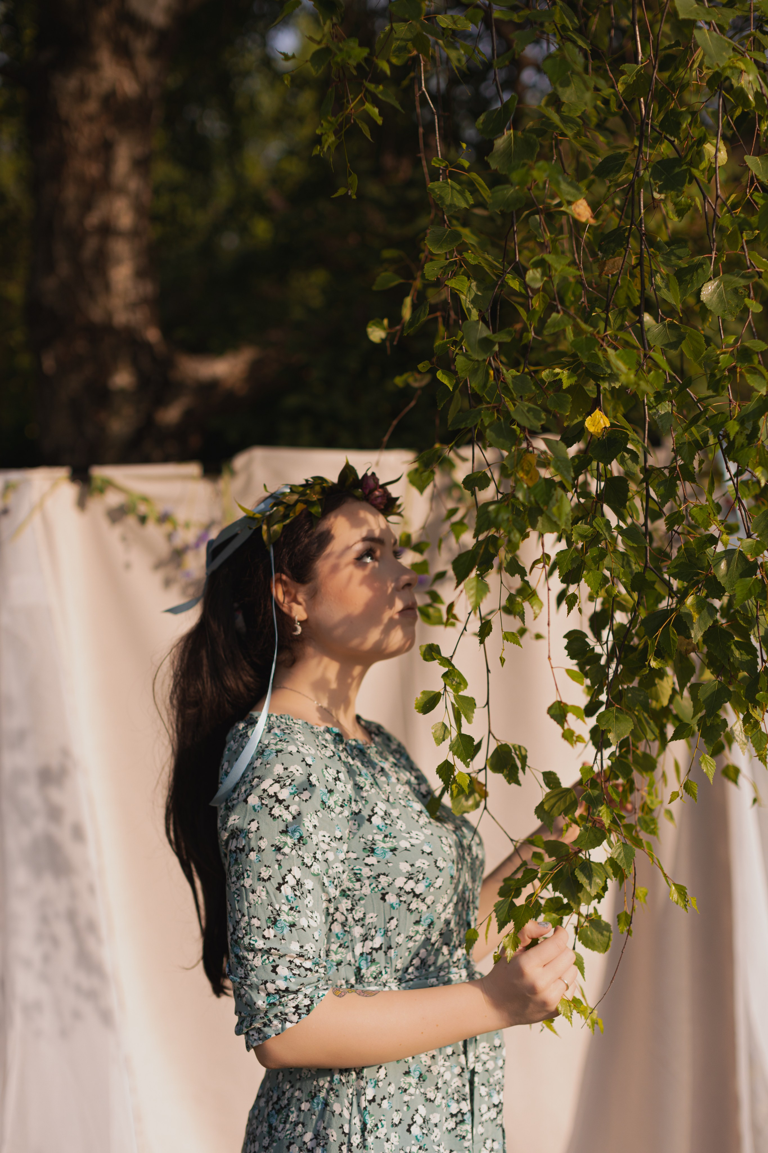 Мк Сирень на зеркале (девичник в парке). Анастасия Ракчеева Художник