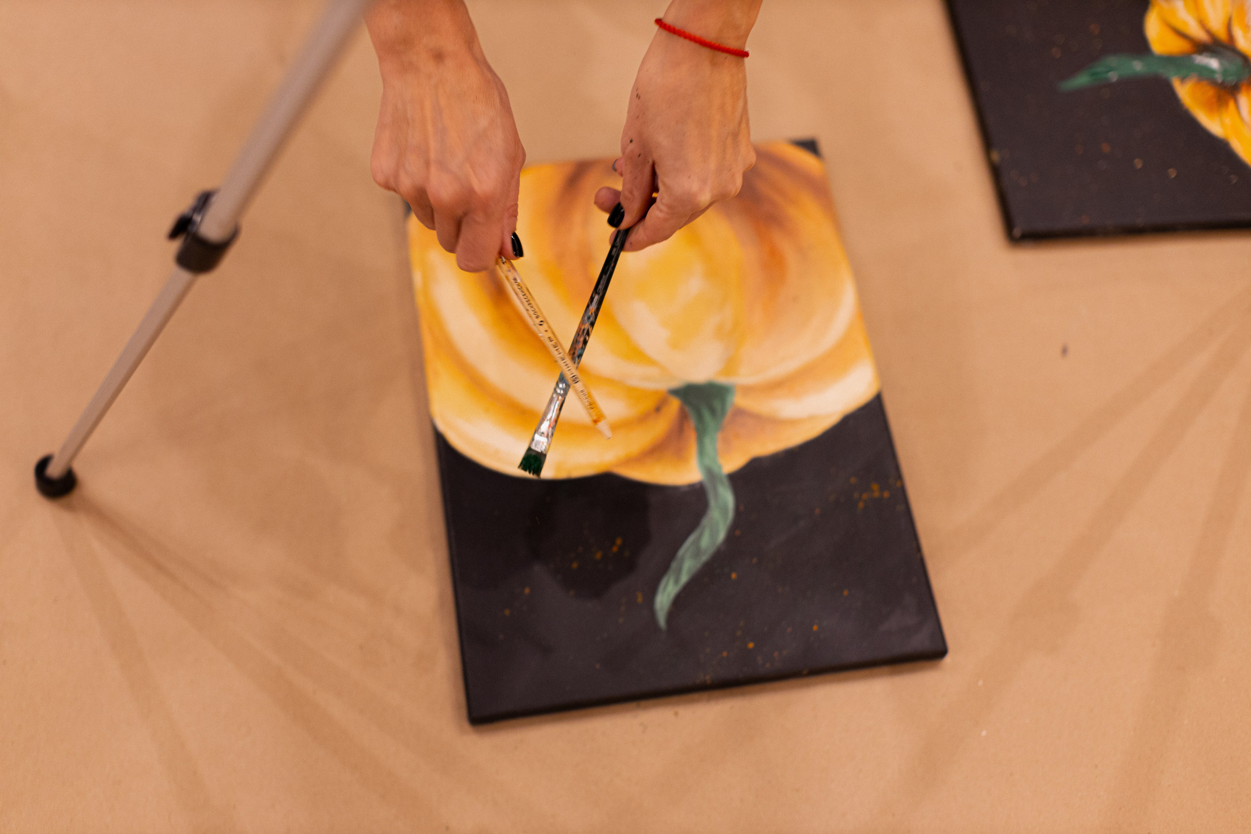 МК Тыква в кафе Здрасте. Анастасия Ракчеева Художник