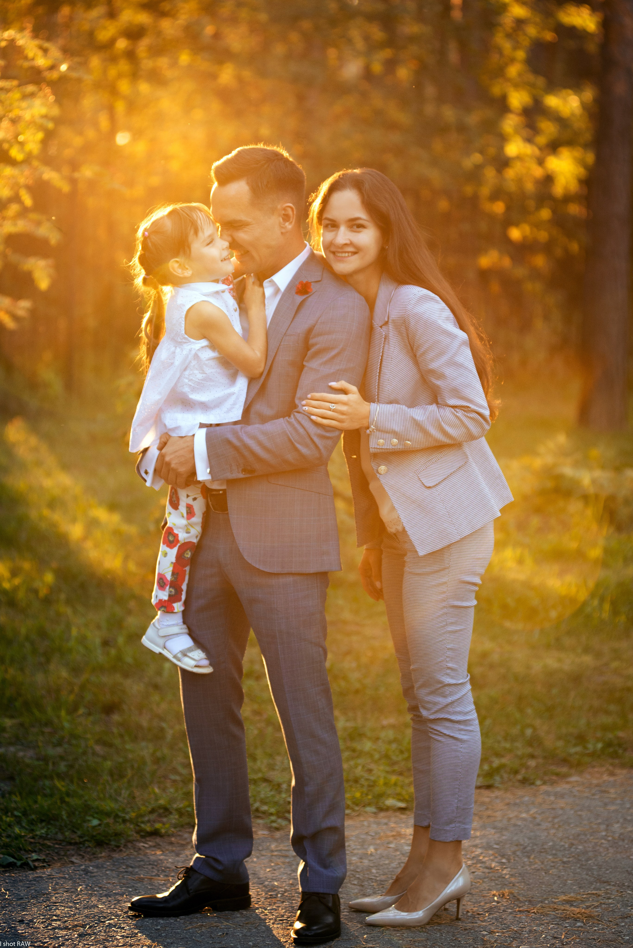 Денис, Алина и маленькая Вера. Свадебный фотограф в Рязани Вагнер Владимир