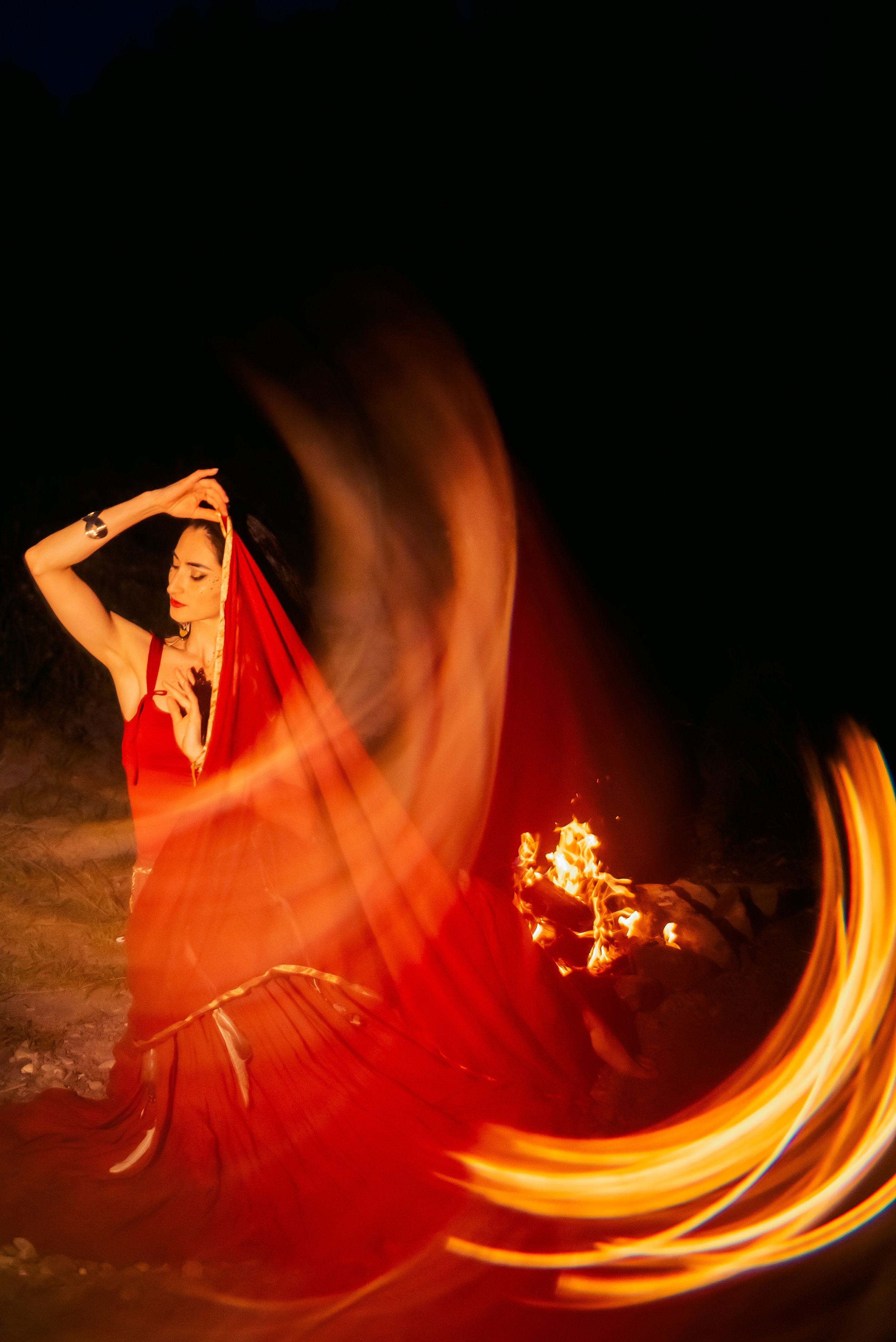 У костра. Семейный и женский фотограф Лоо Краснодар Сочи Энем Татьяна Трибурт