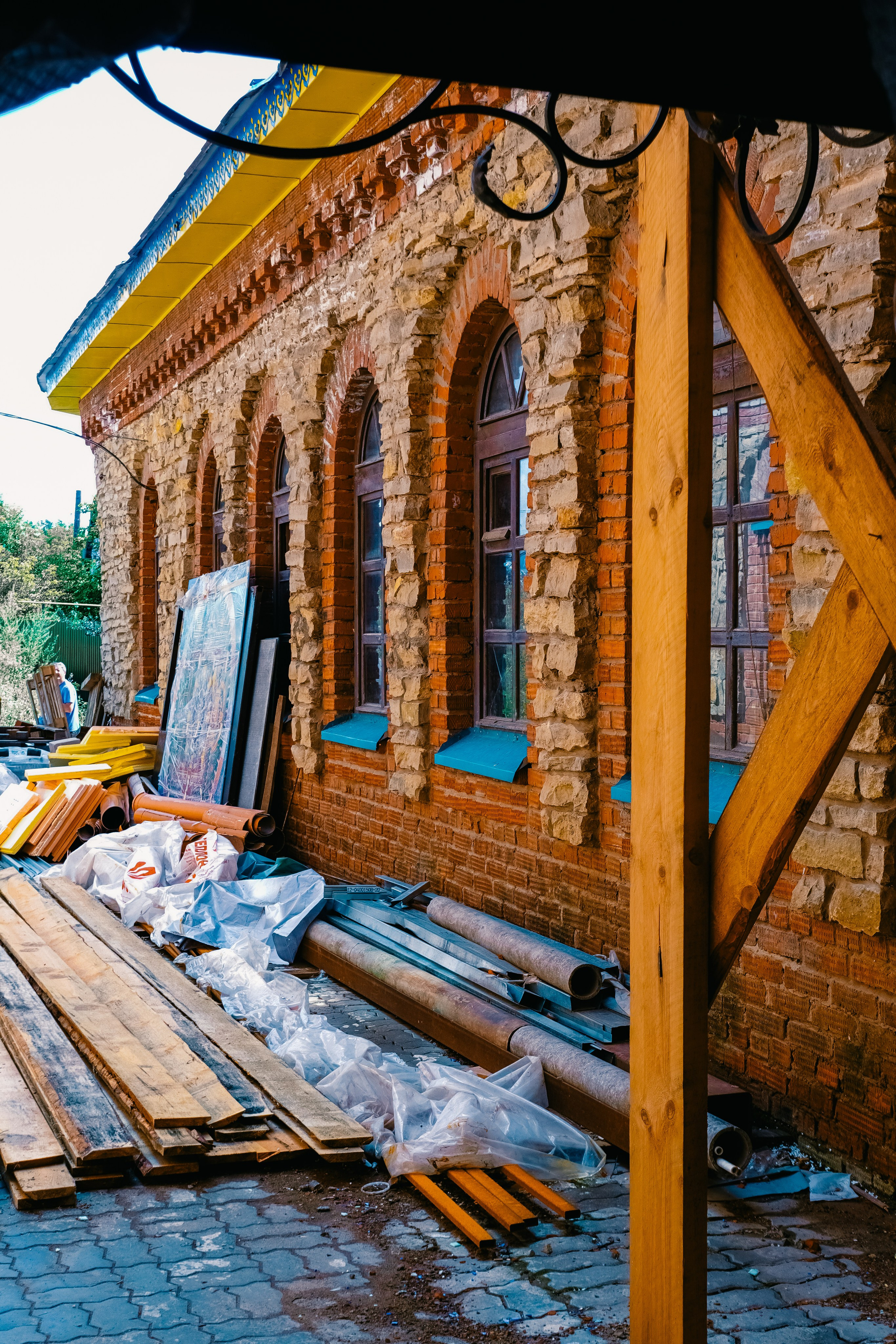 Строительство храма в Казани. Фотограф Алиса Аспер