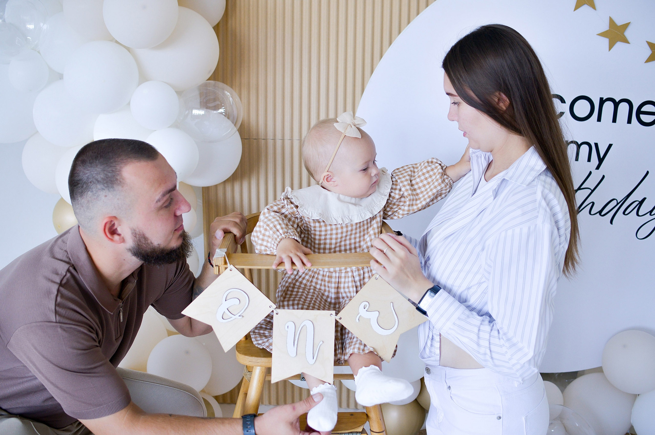 Детская семейная фотосессия на годик. Фотограф новорожденных Краснодар Малышенко Надежда