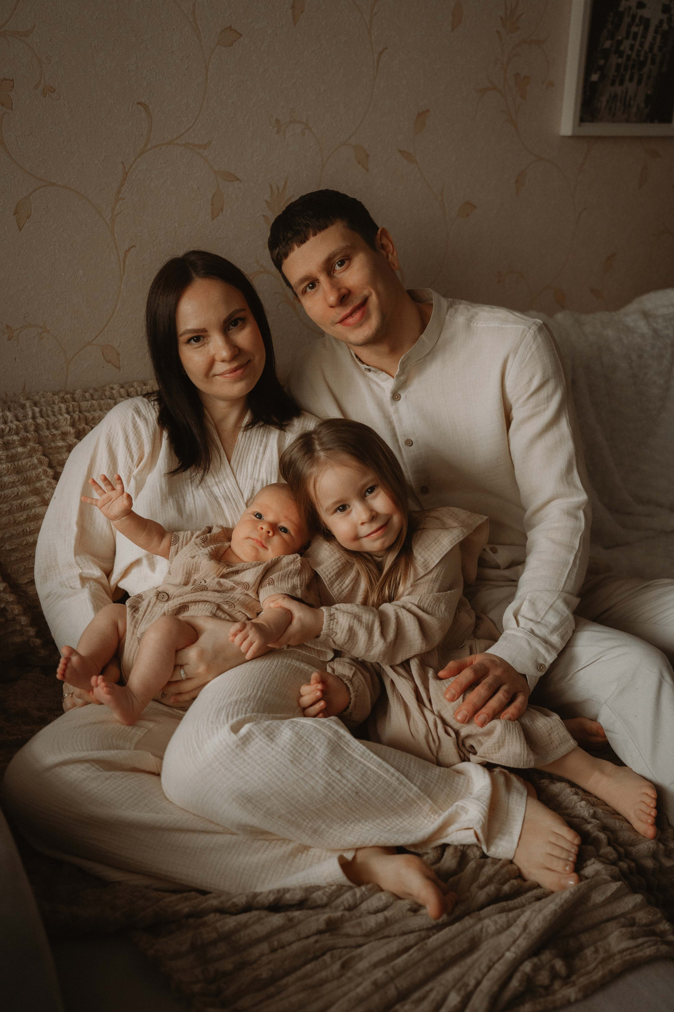Ваня, Лера, Алиса и Кирюша. Семейный фотограф • Домашние съемки в Нижнем Новгороде