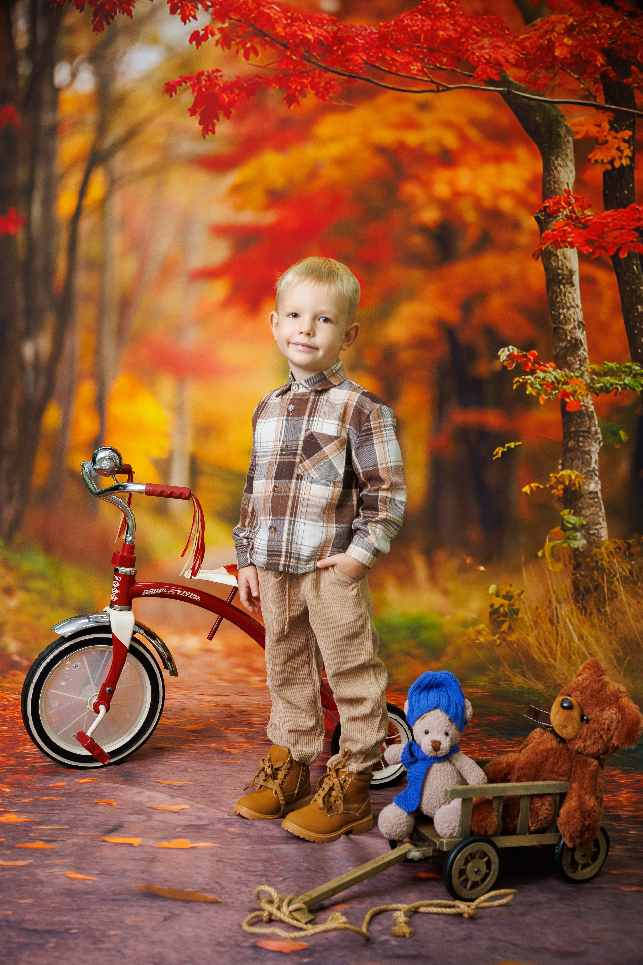 Велосипед. Детская фотостудия Москва