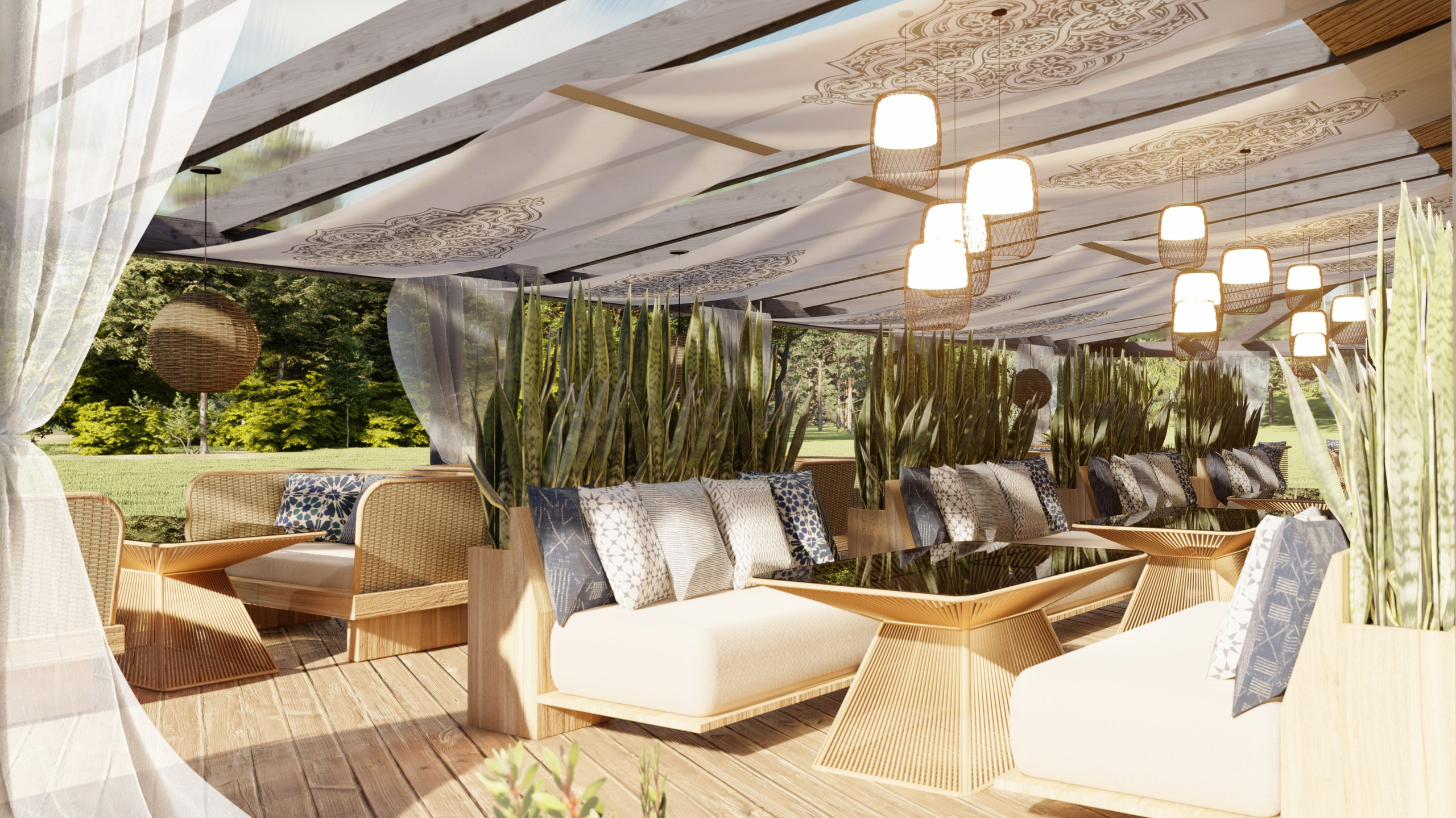 Интерьер Чайхоны. Александра Койтова — Архитектор малоэтажных зданий в Новосибирске