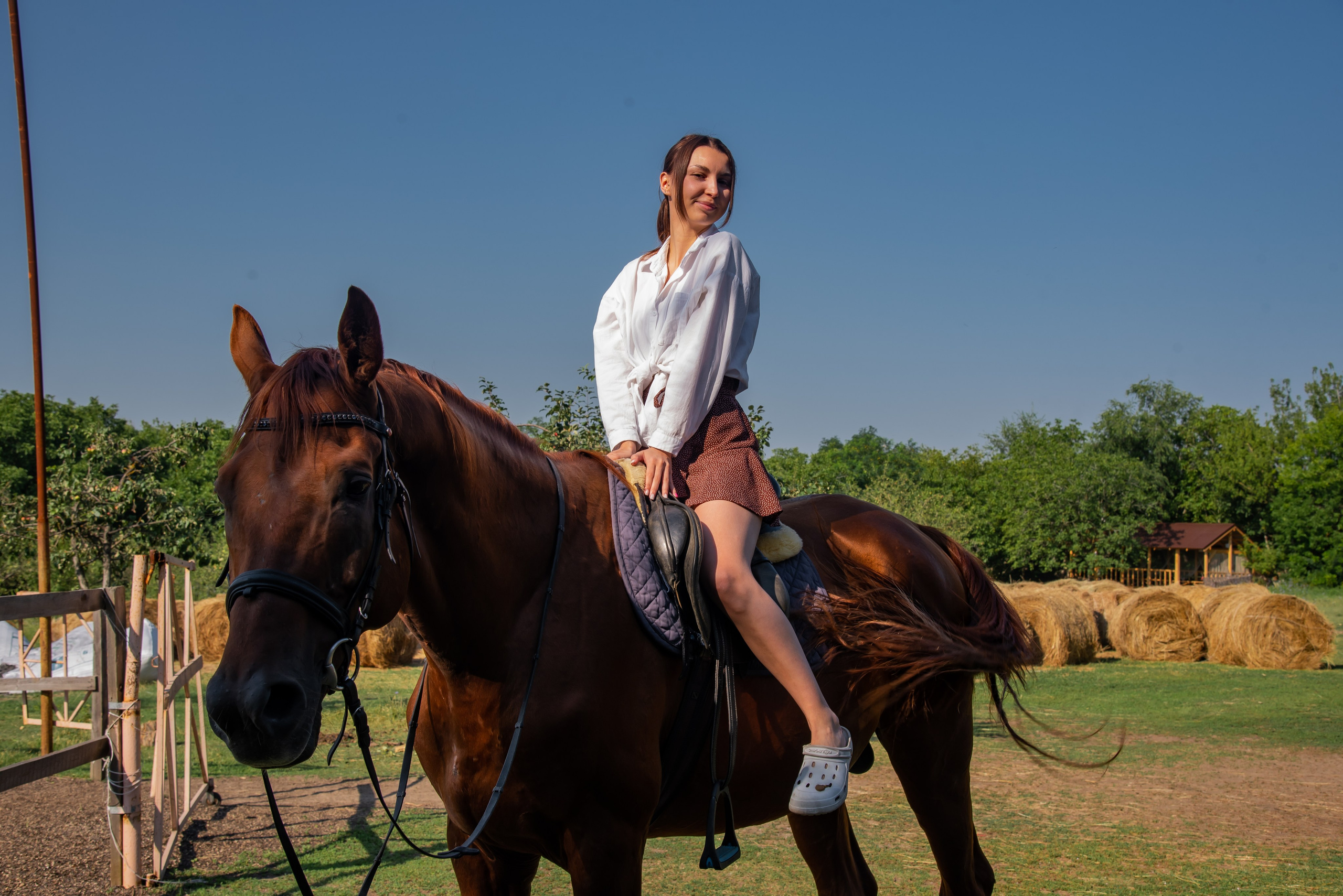 Конная прогулка. Фотограф Галина Нестерова