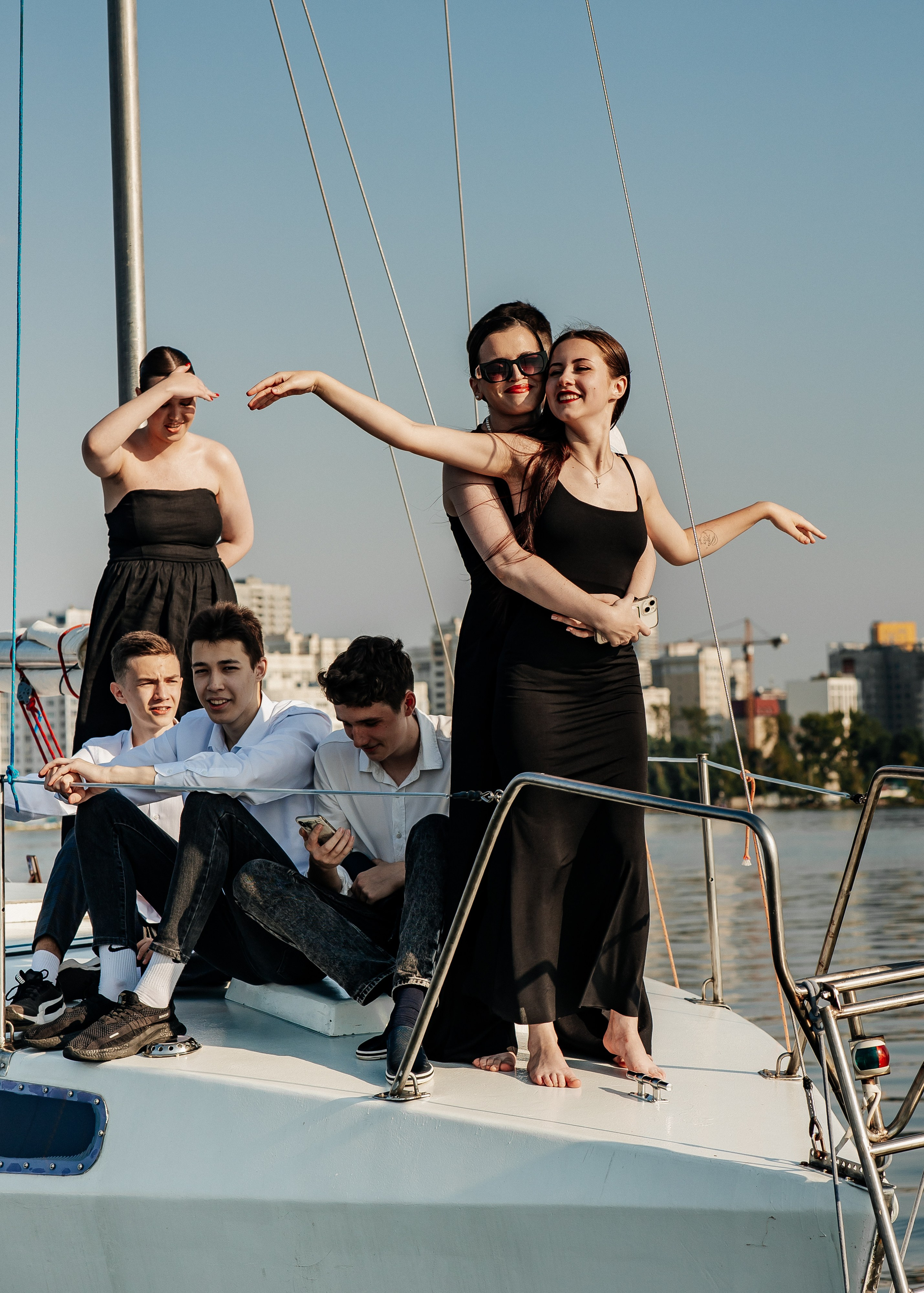 Выпускной на яхте. Свадебный и портретный фотограф Алина Иванова. Екатеринбург-Москва