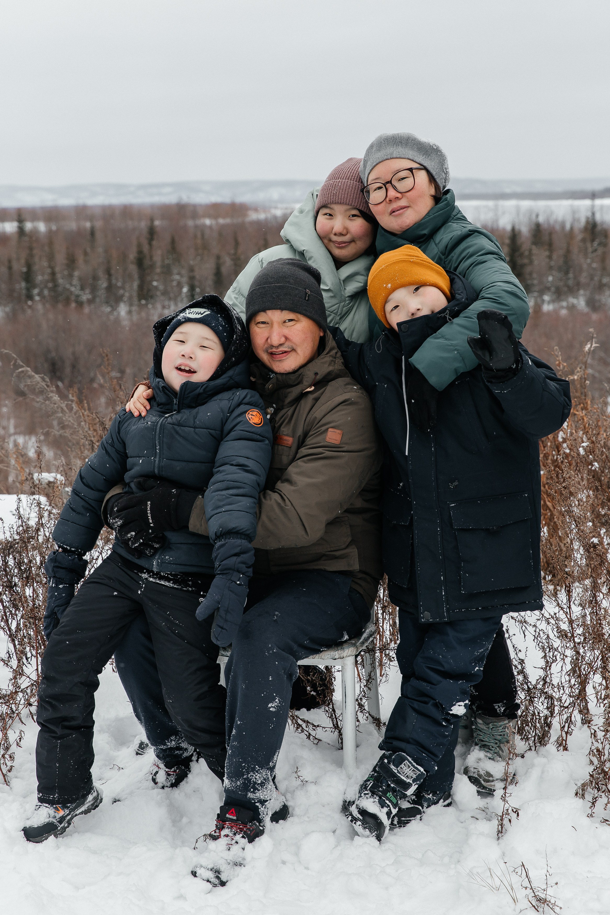 Степановы. Воронистая Анастасия. Фотограф Якутия, Томпонский район