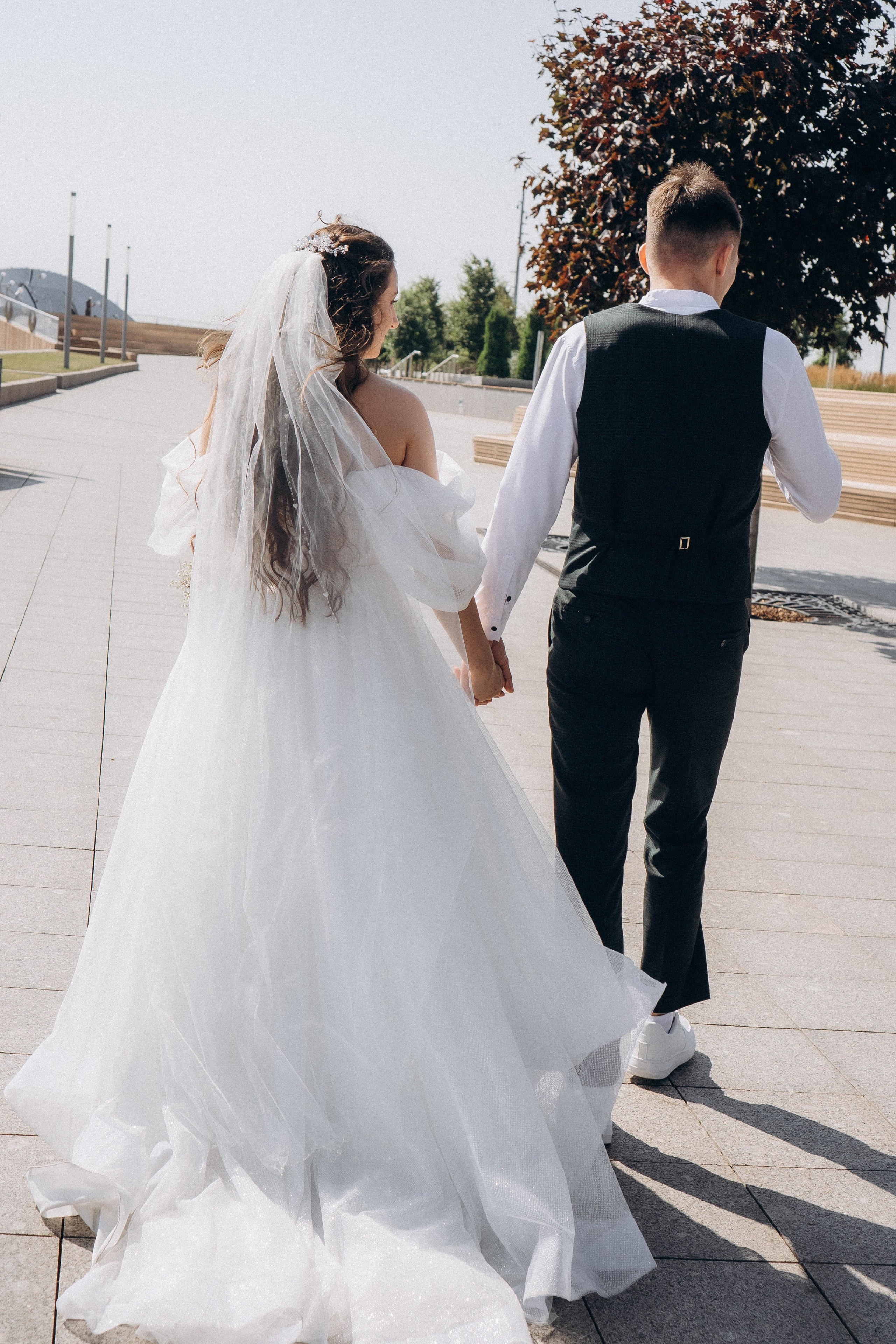 СВАДЕБНАЯ СЬЕМК В ПАРКЕ 300-ЛЕТИЯ. Профессиональный фотограф, Санкт-Петербург — Виктория Богомолова