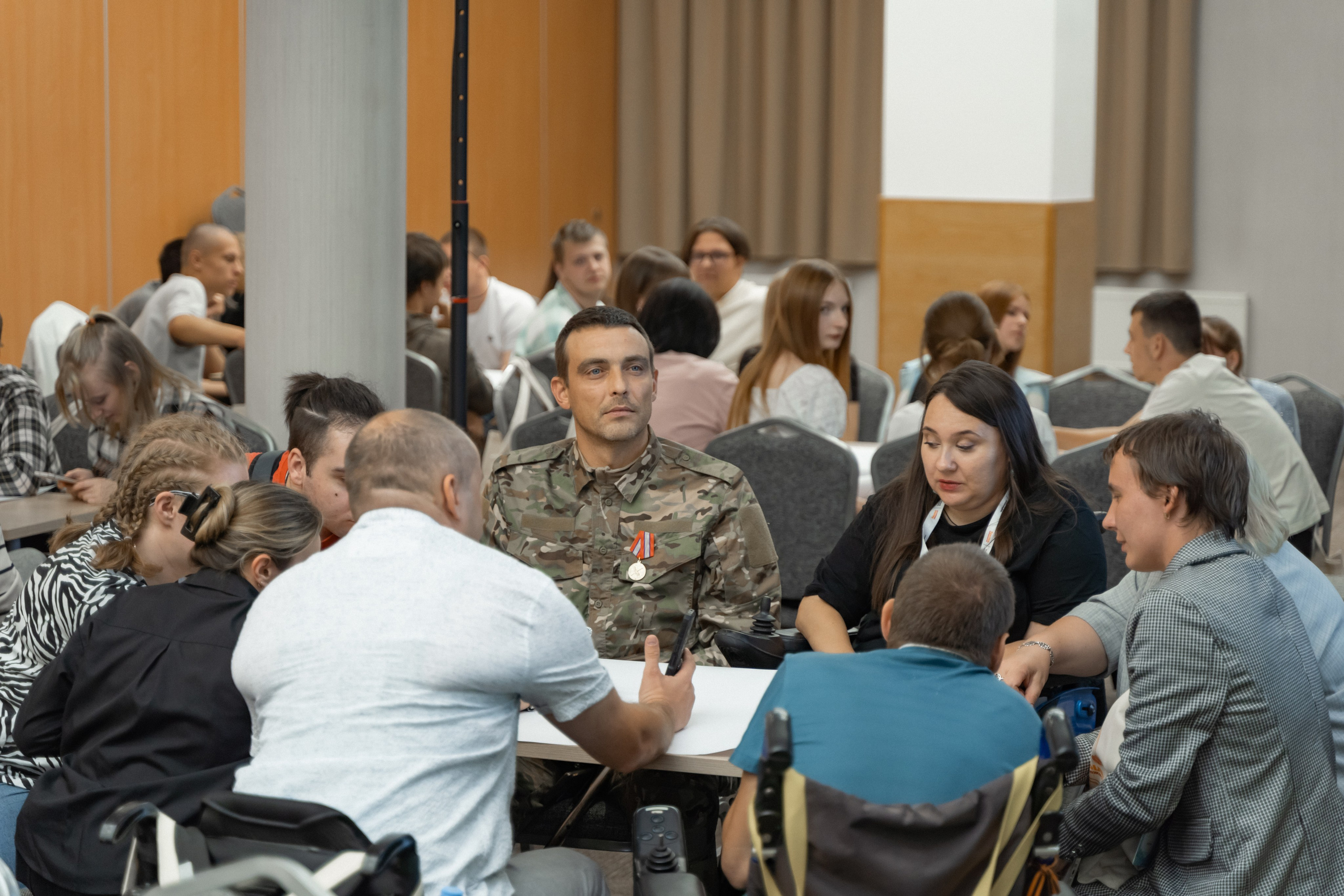 Окружная платформа Всероссийского инклюзивного проекта «Крылья возможностей» 2024. Фотограф Надежда Погребняк | Рязань | Москва