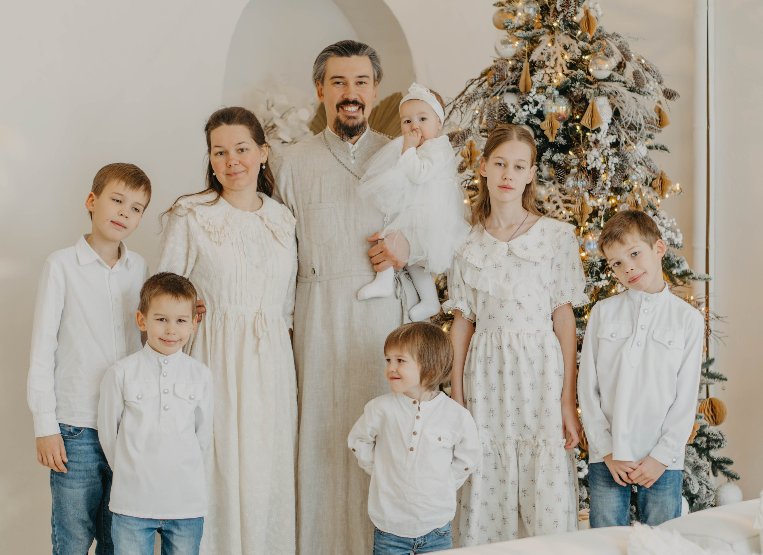 Семейная съемка в студии. Фотограф Москва Валерия Веденина