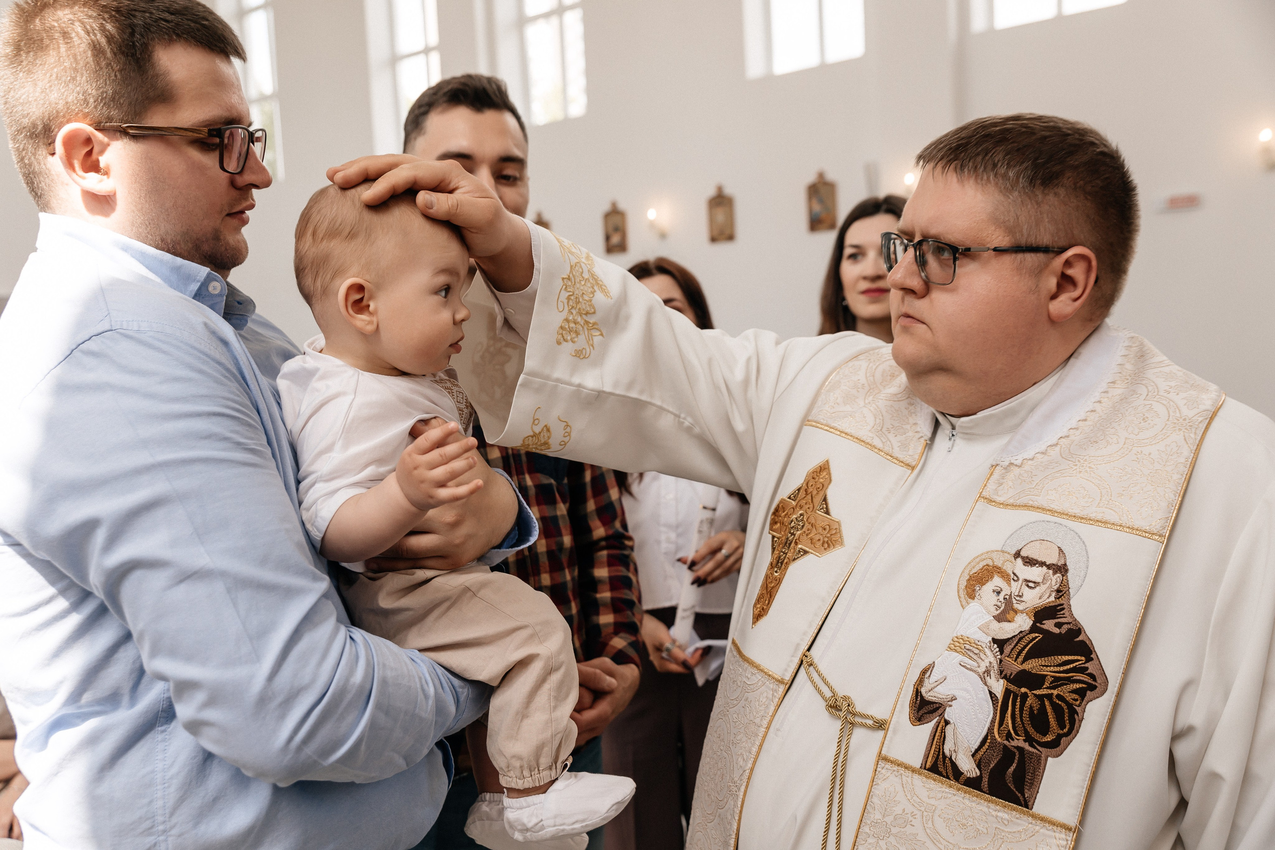 Крещение Назара. Семейный фотограф Минск Усова Ольга