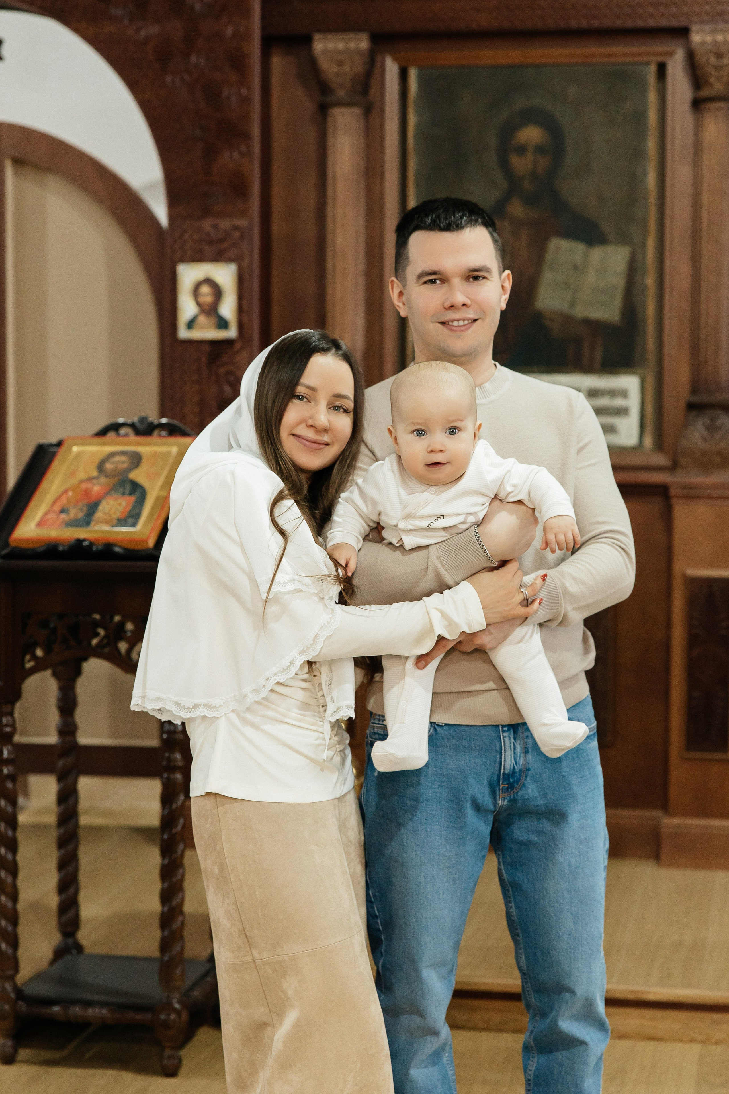 Таинства Крещения Мирона и Владимира. Семейный фотограф в Рязани и Рязанской области