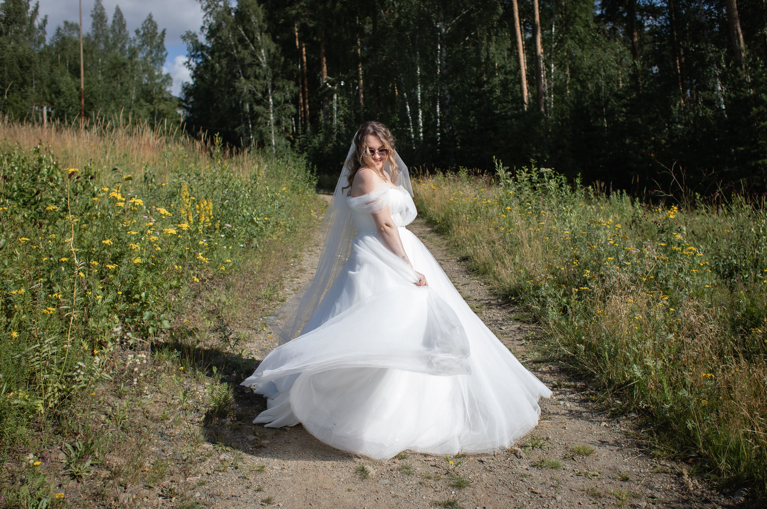 Свадебная фотосессия за городом. Фотограф Татьяна Орлова