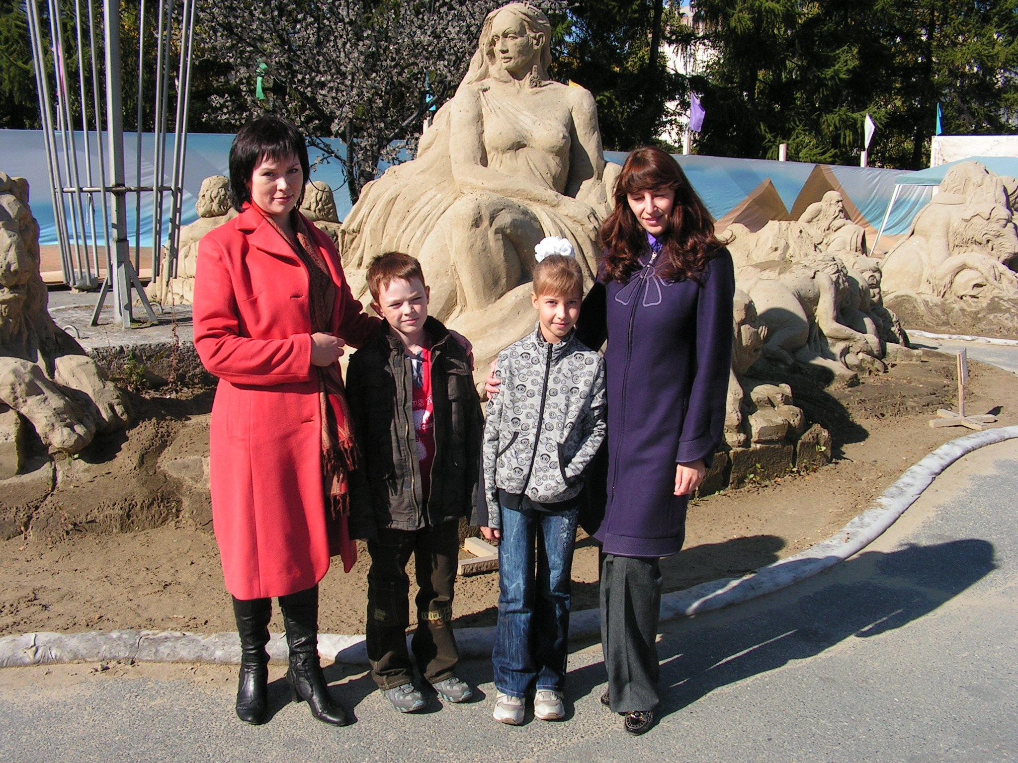 Песочные фигуры с Рускалевы 20.09.2009. Семейный, Свадебный фотограф СПБ Питер— Романова Екатерина