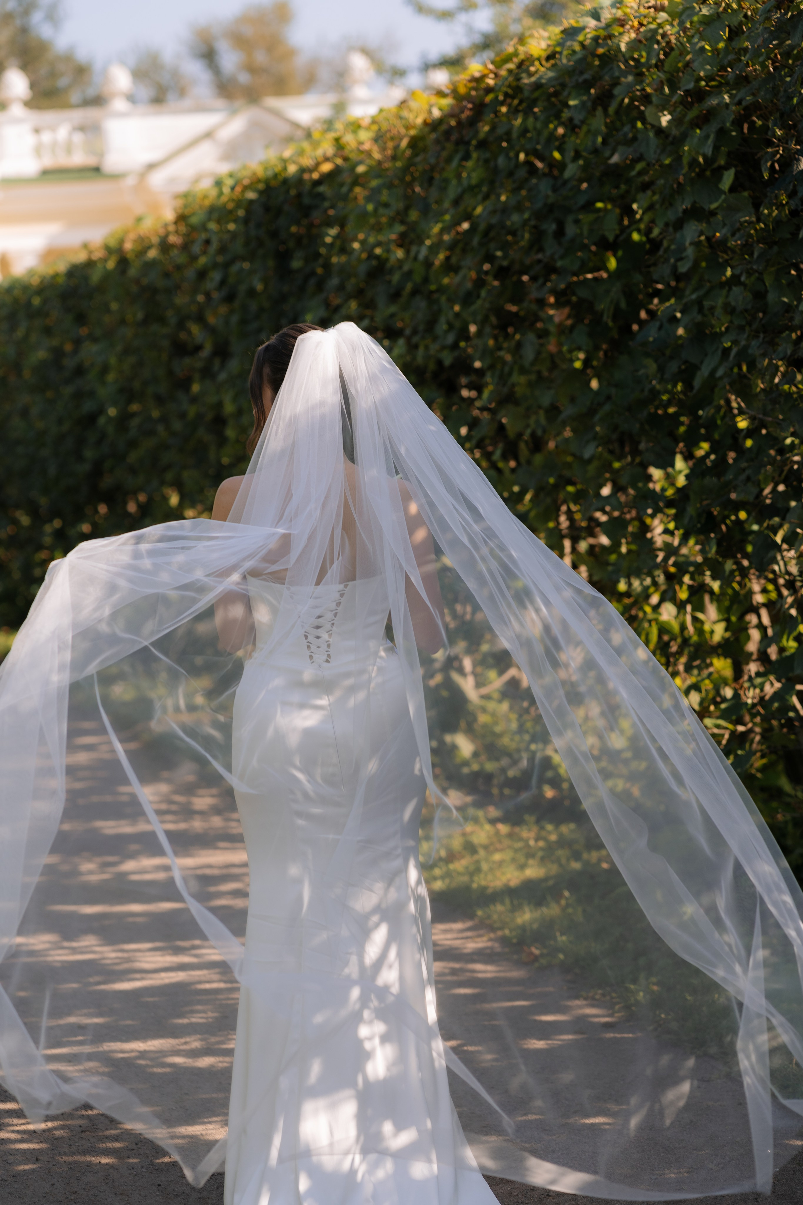 Свадебная фотосессия в Москве, парк Кусково. Свадебный фотограф в Москве Анна Полушина