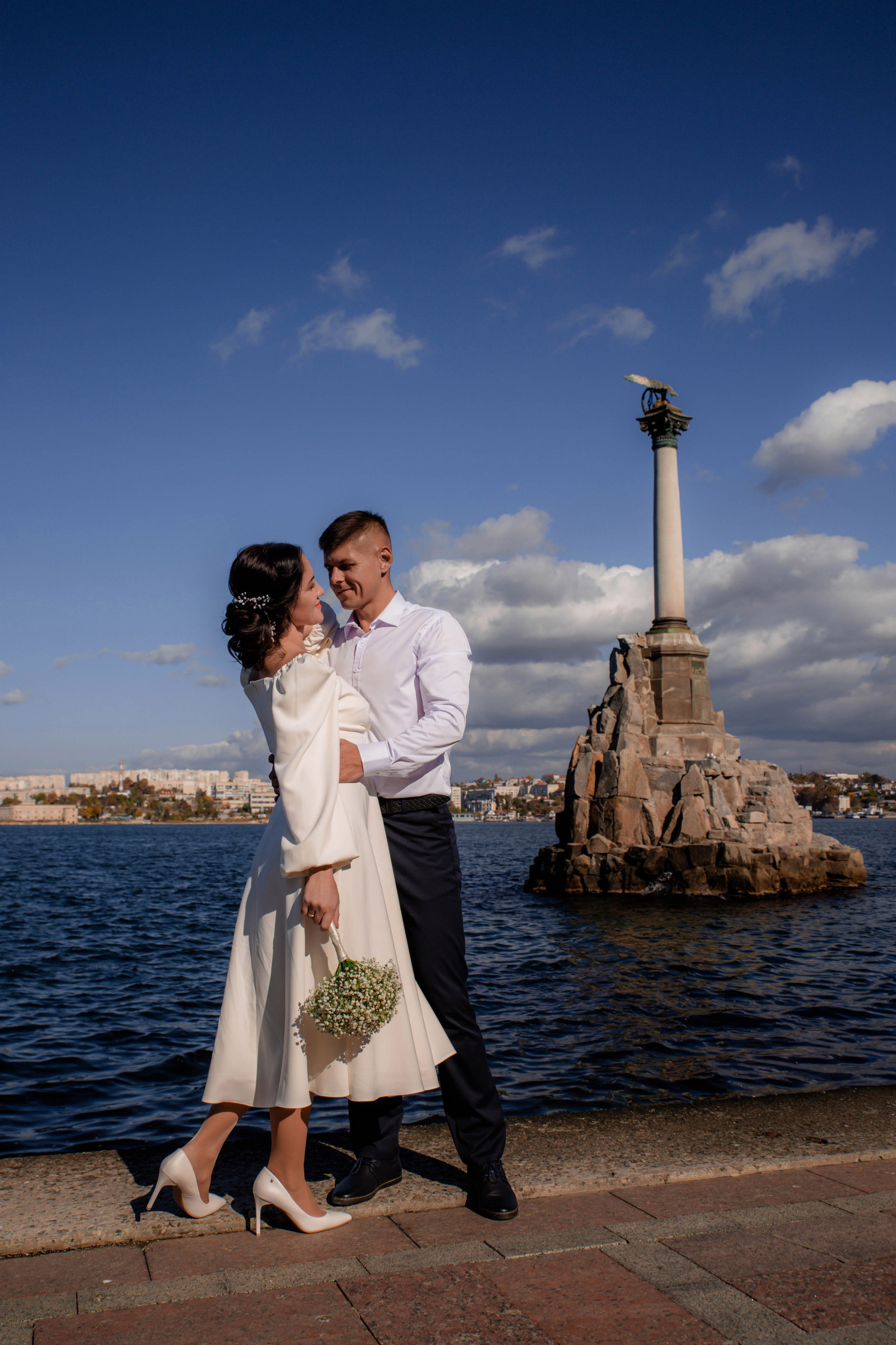 Алёна & Константин. Свадебная фотосессия на Матросском бульваре. Свадебный и контент фотограф в Севастополе и Крыму Марина Данилова