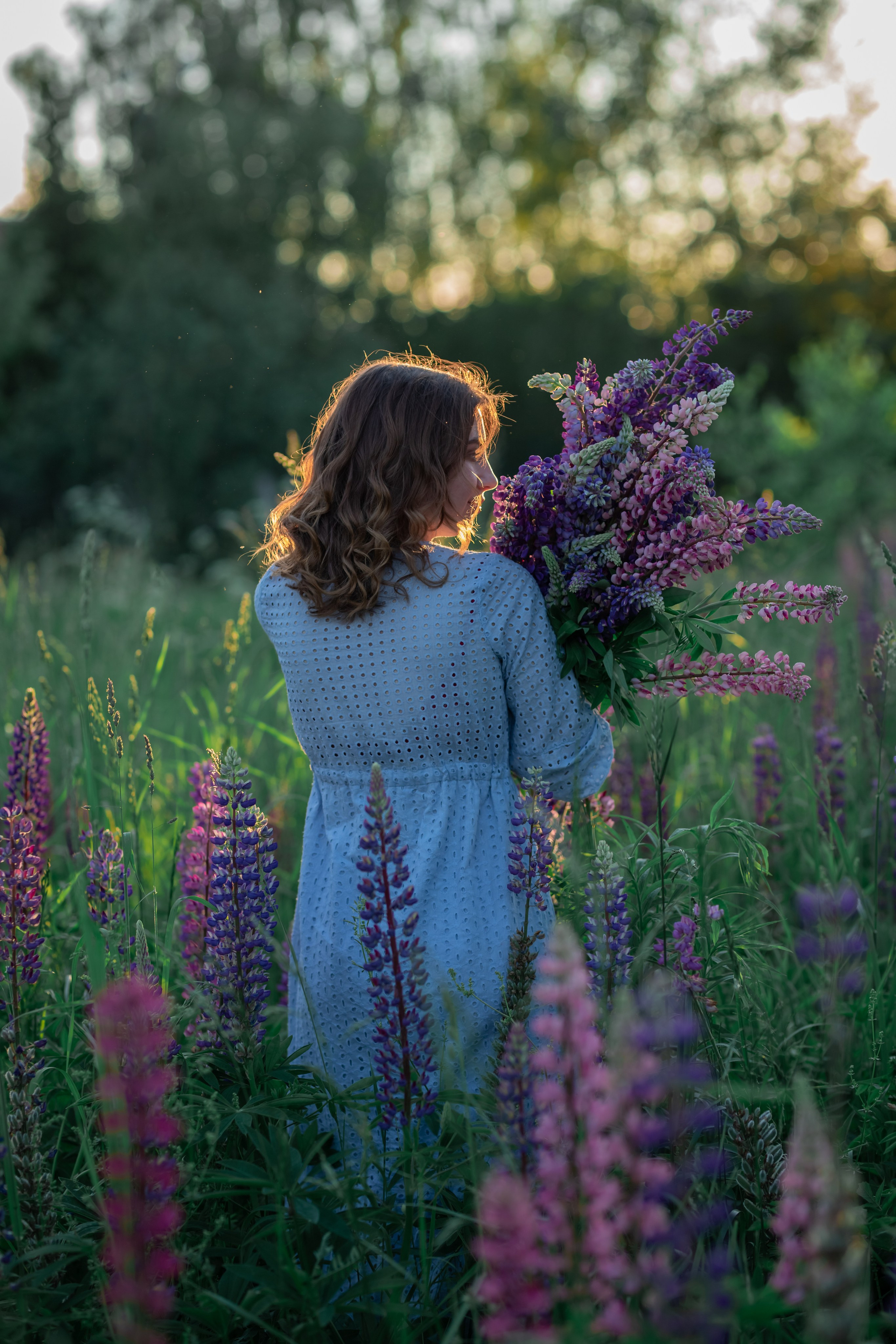 Люпины. Фотограф в Москве. Женские фотосессии, love-story, контент