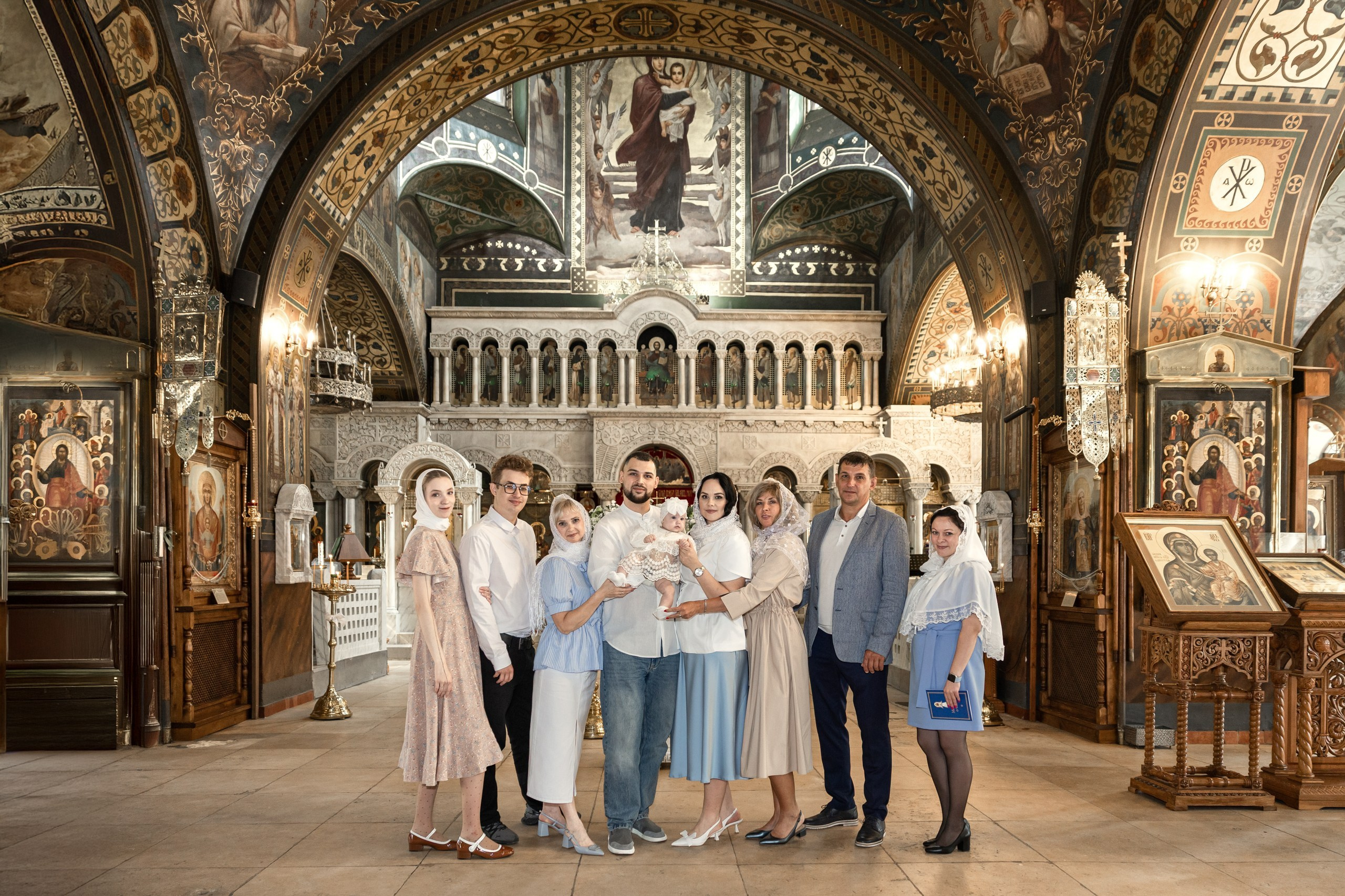 Таинство крещения. Семейный и детский фотограф в Москве Орешина Юлия