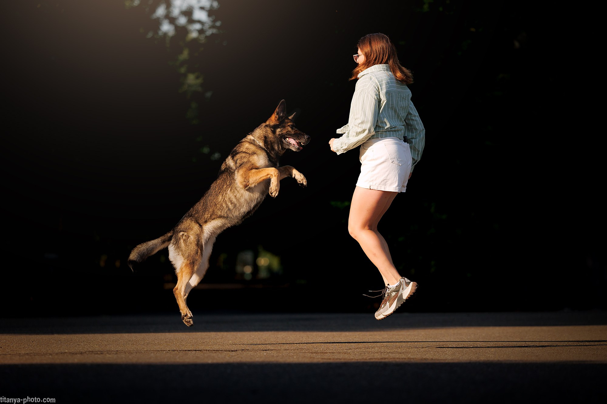 Маша и Харпи. Фотограф собак, фотограф-анималист Аня Титова (Titanya). Москва