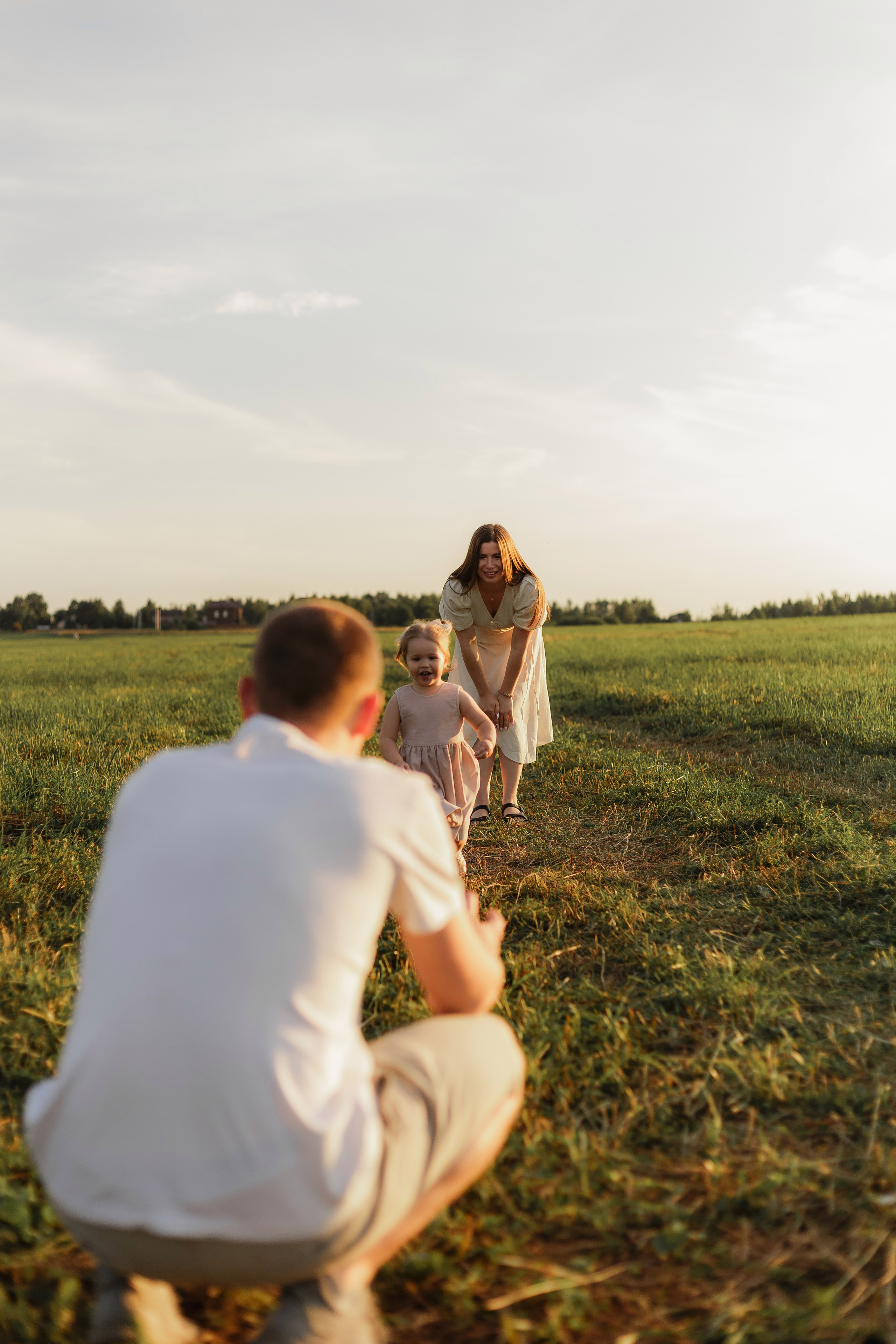 Семейная фотосессия в поле. Главная