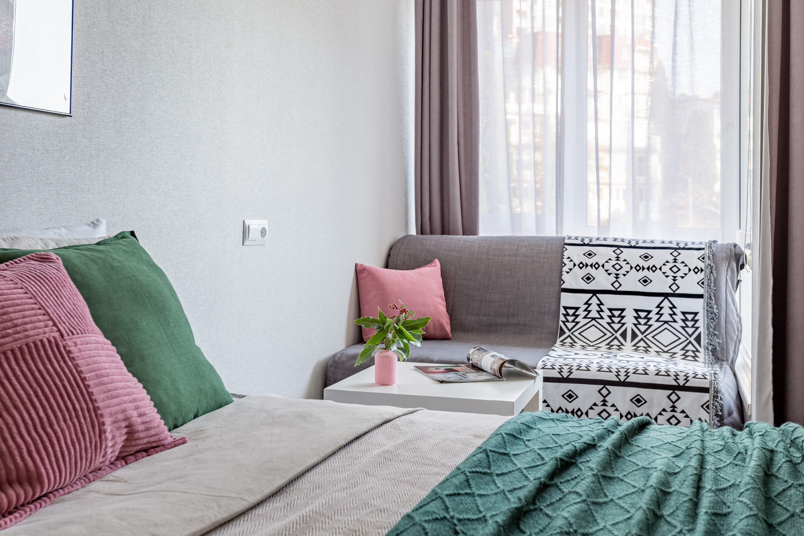 Хоумстейджинг в студии под посуточную аренду. Интерьерный фотограф. Хоумстейджер. Сочи/Адлер/Красная поляна