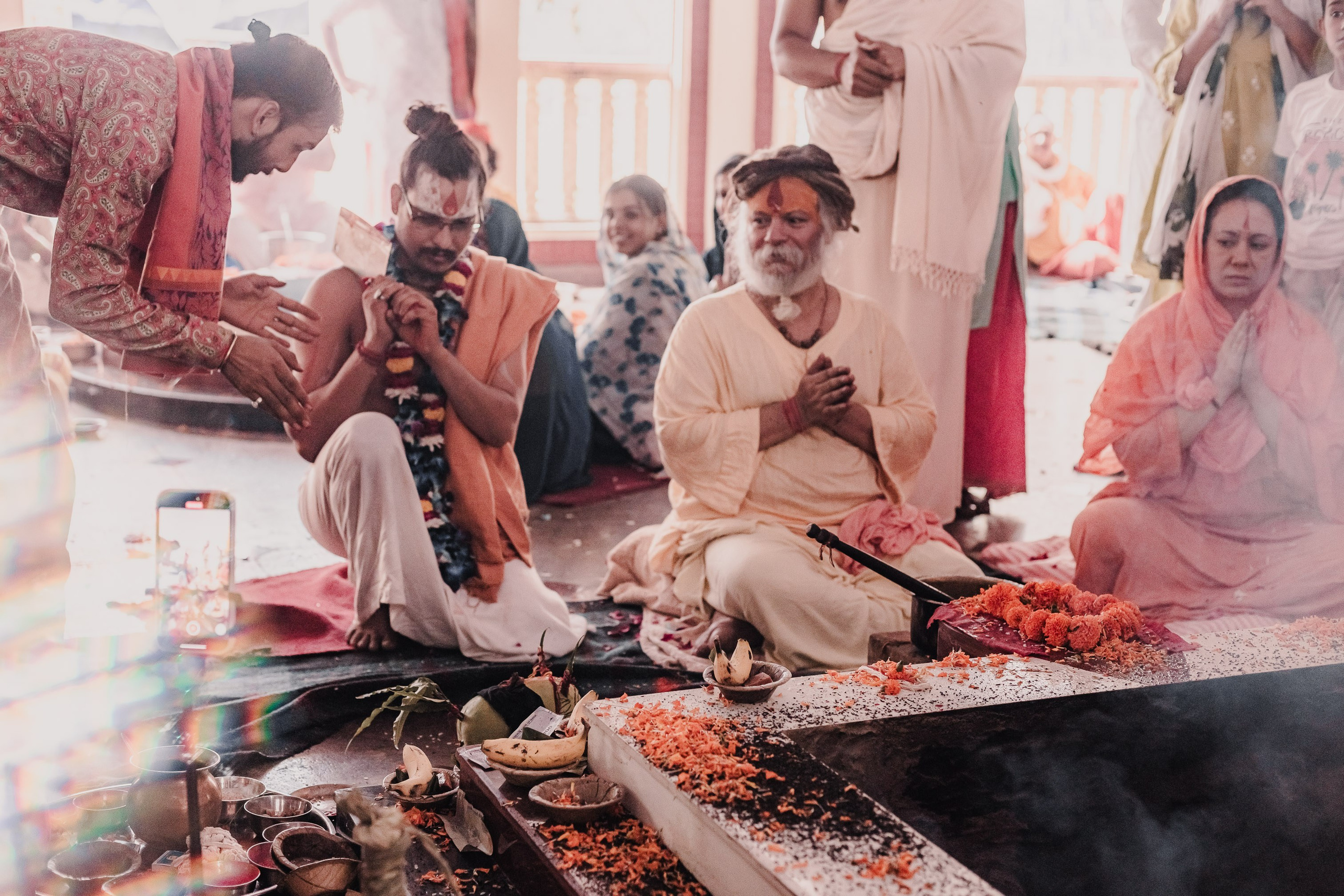 Navaratri yajna at Devraha Baba Ji ashram. Мариам Багдасарян